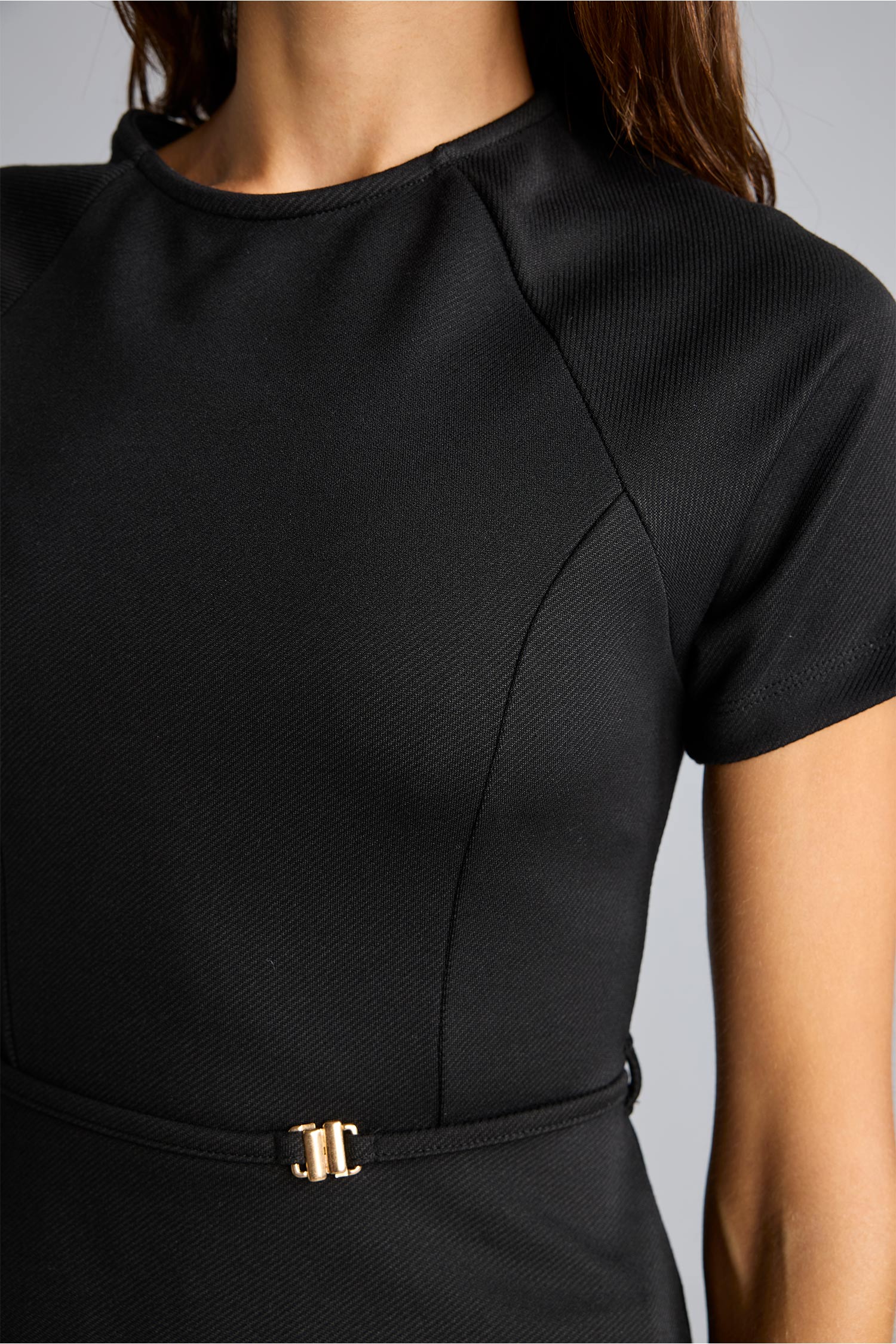 DeFacto Kemer Detaylı Slim Fit Kısa Kollu Tişört görsel 4