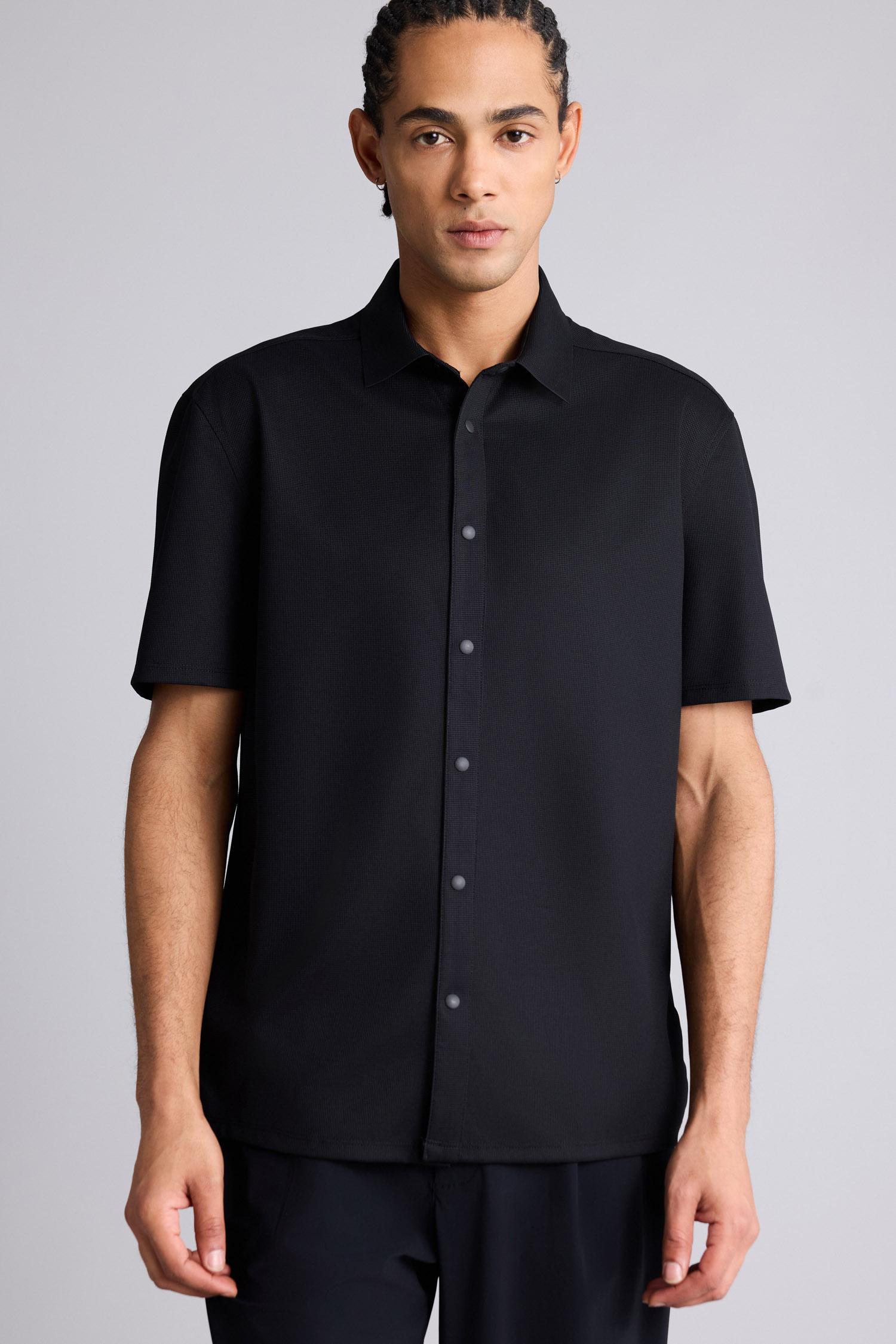 DeFacto Çabuk Kuruyan Slim Fit Kısa kollu Gömlek görsel 3