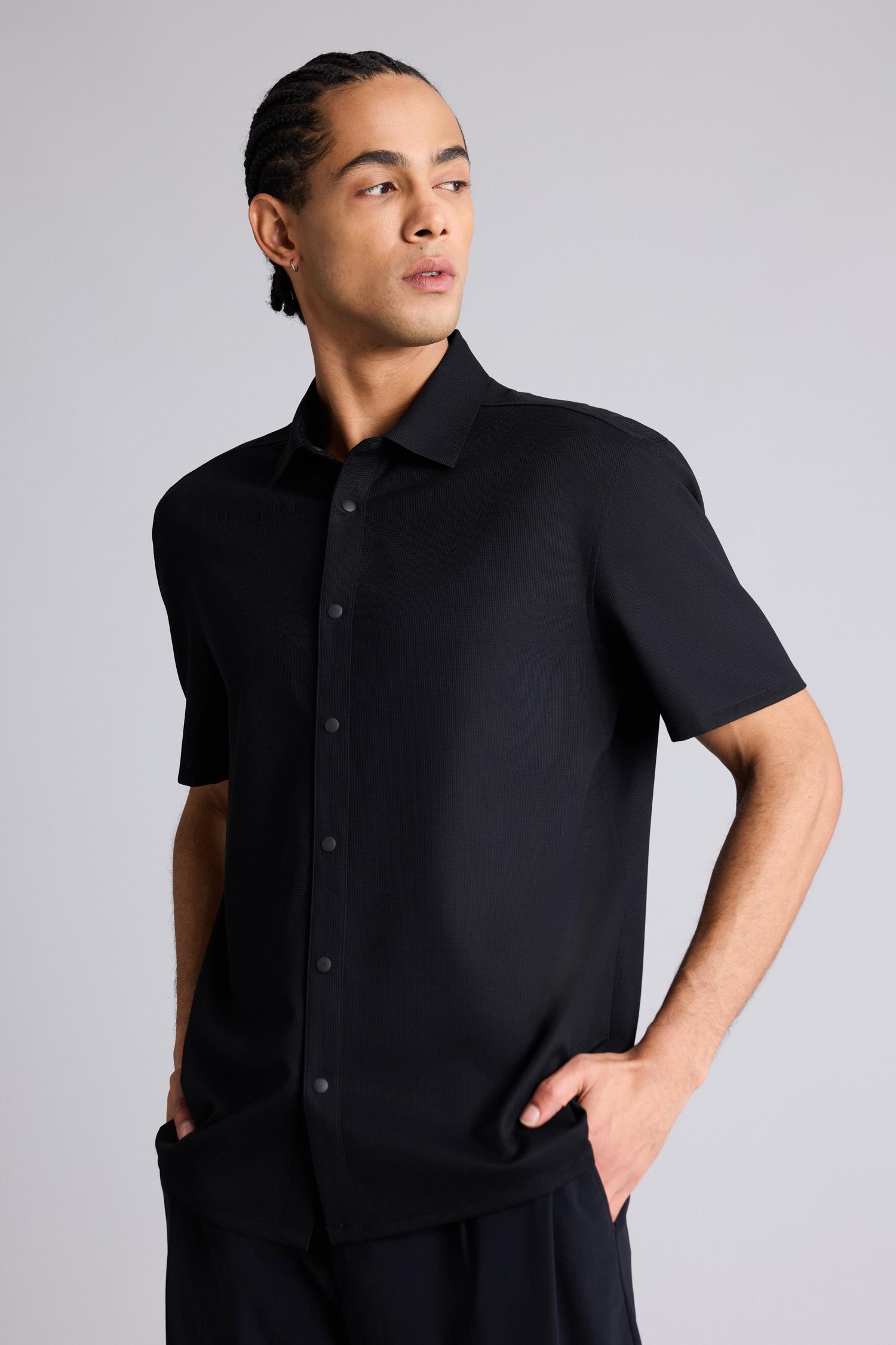 DeFacto Çabuk Kuruyan Slim Fit Kısa kollu Gömlek görsel 4