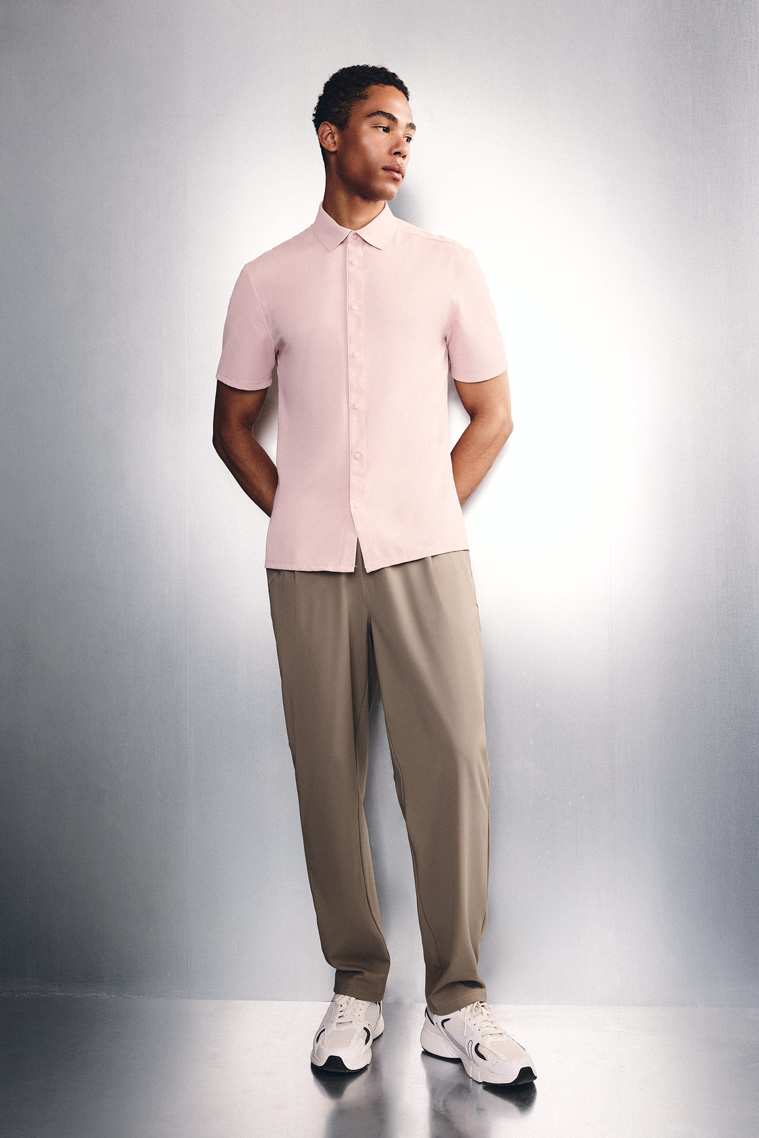 DeFacto Çabuk Kuruyan Slim Fit Kısa kollu Gömlek görsel 2