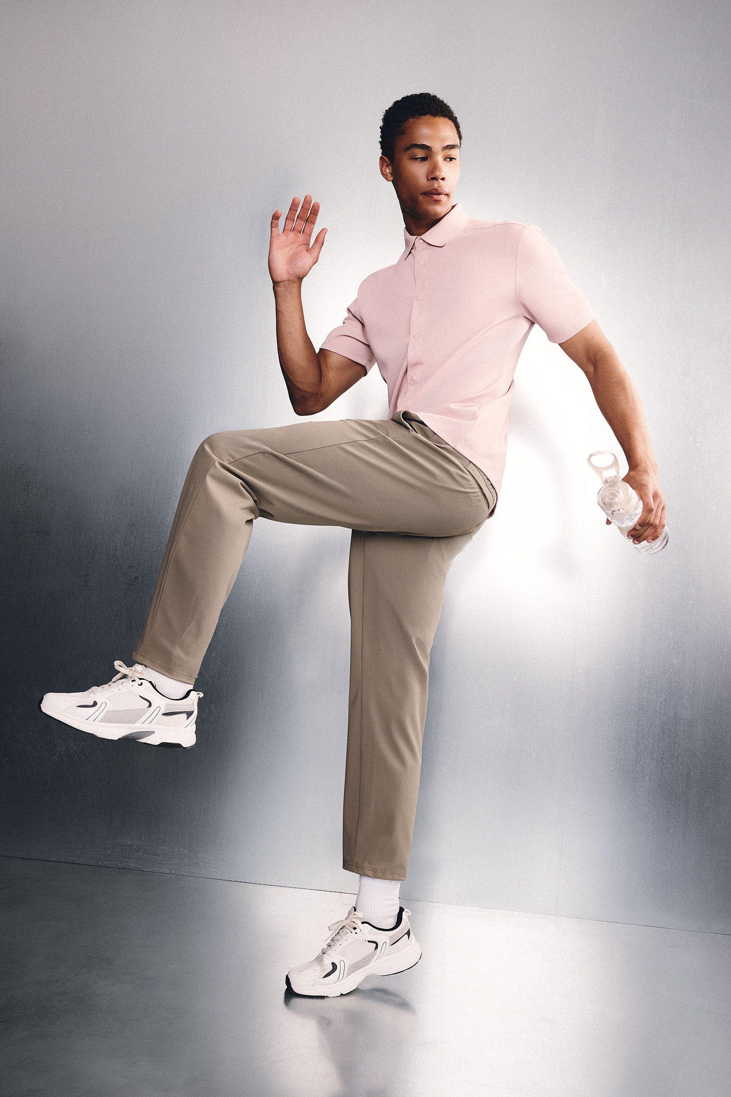 DeFacto Çabuk Kuruyan Slim Fit Kısa kollu Gömlek görsel 3