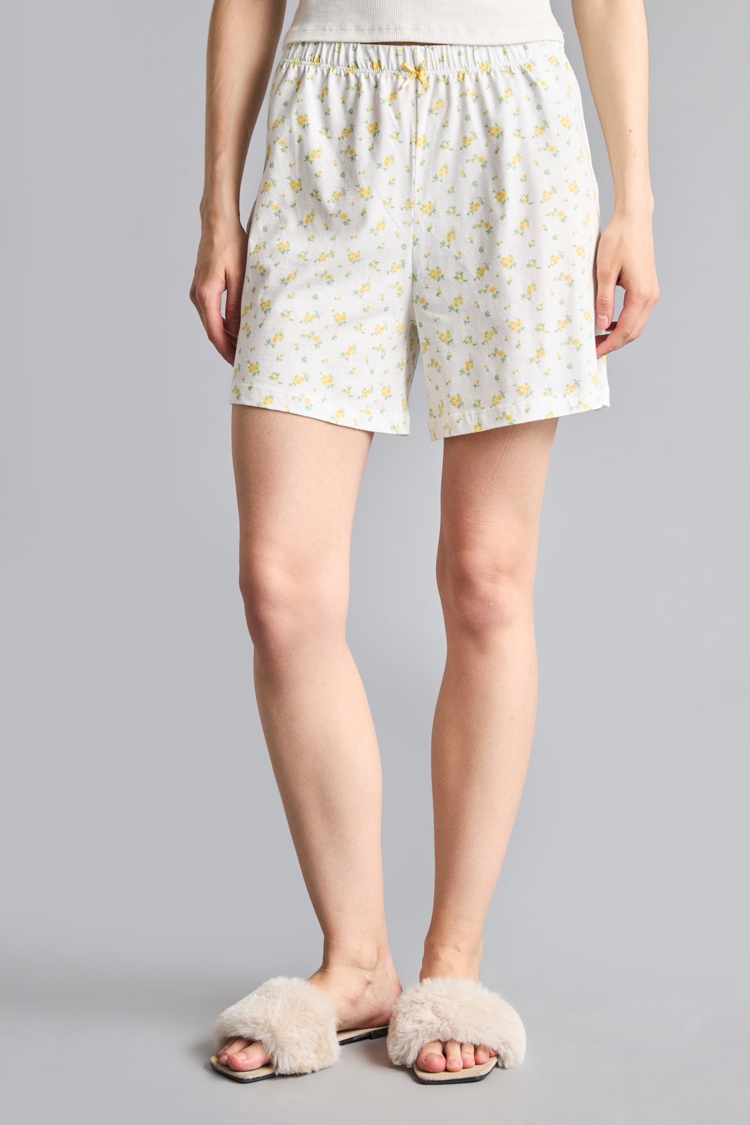 DeFacto %100 Pamuk Regular Fit Desenli Pijama Alt görsel 3