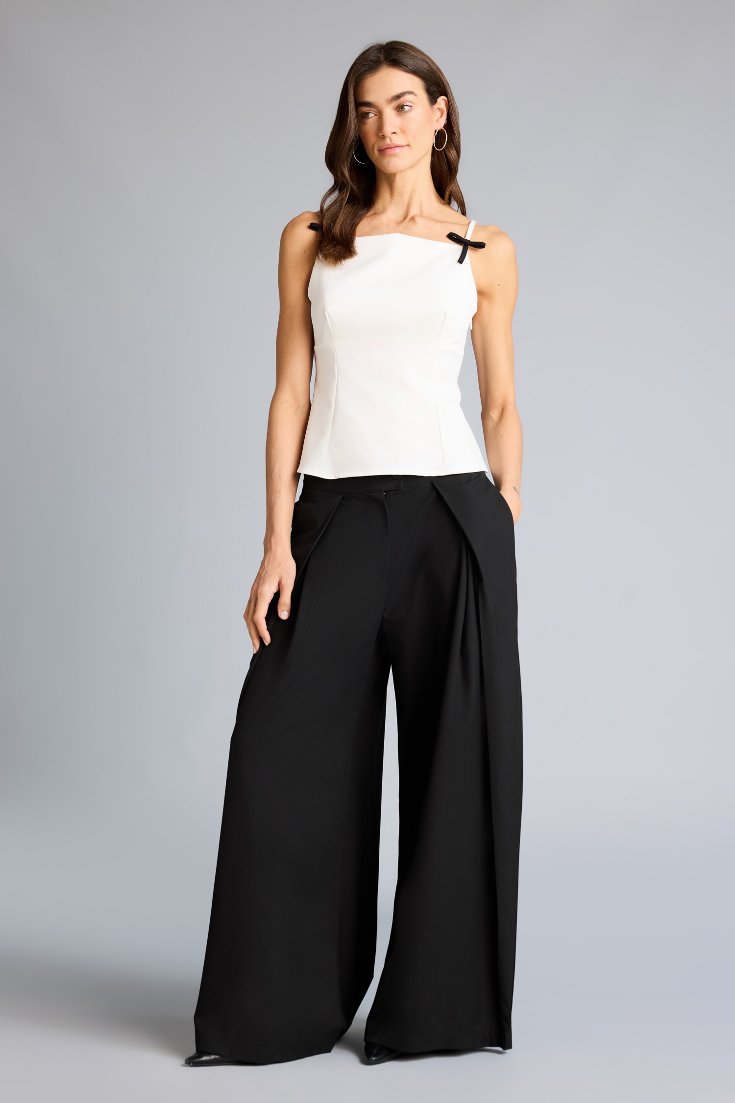 DeFacto Wide Leg Geniş Bol Paça Pantolon görsel 7