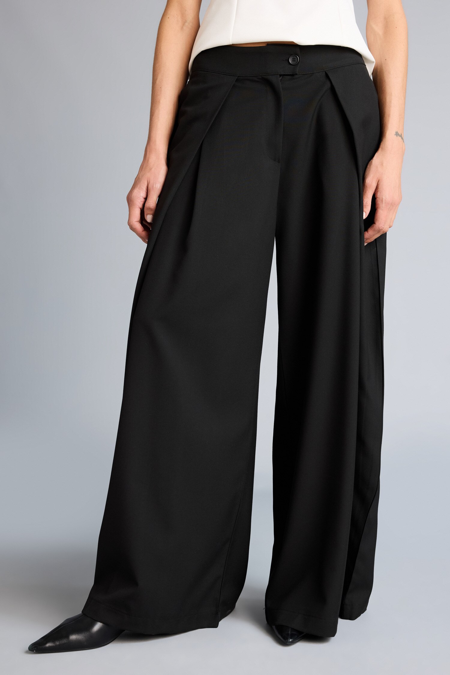 DeFacto Wide Leg Geniş Bol Paça Pantolon görsel 8
