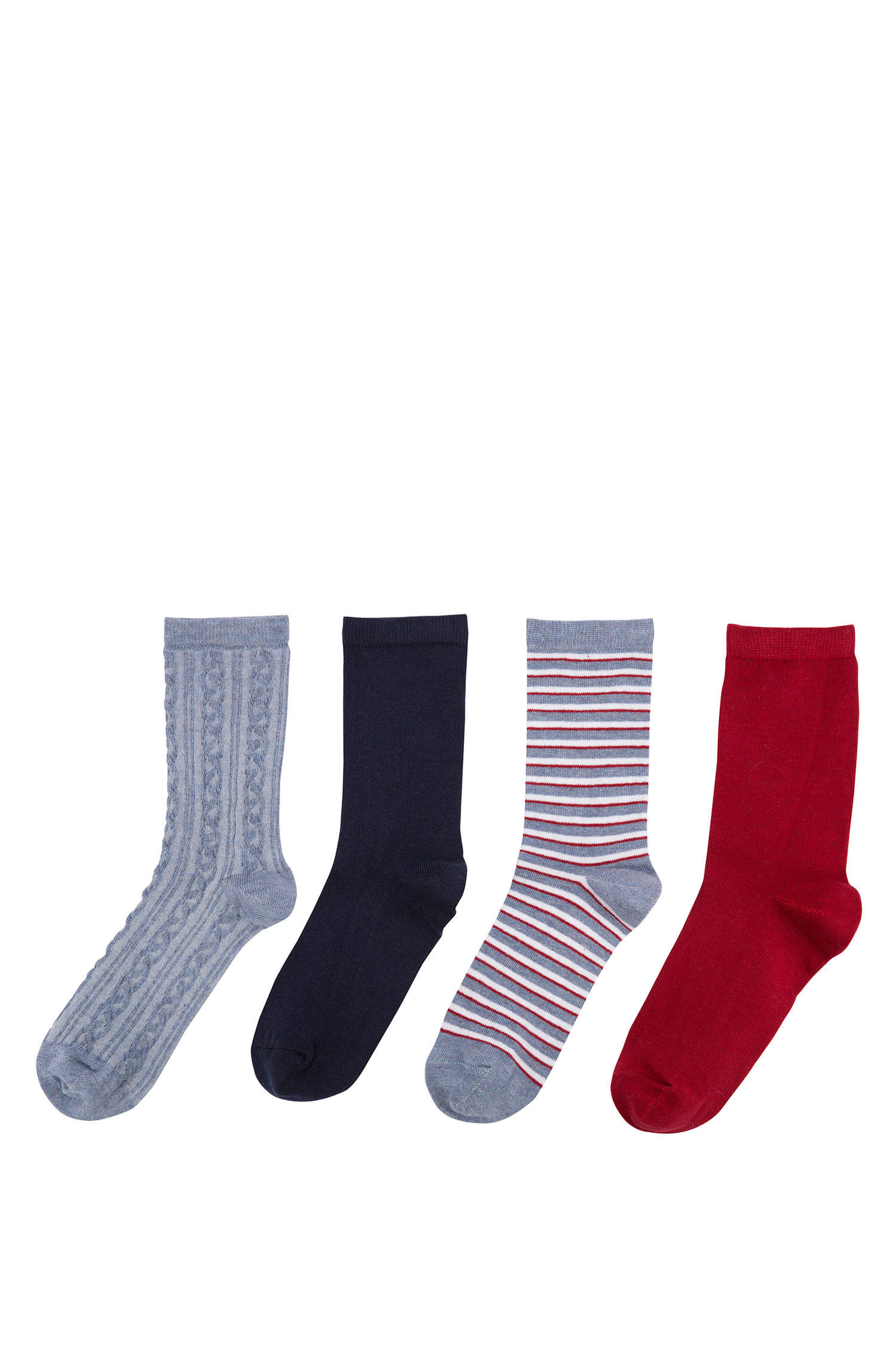 Defacto 4'lü Soket Çorap. 1