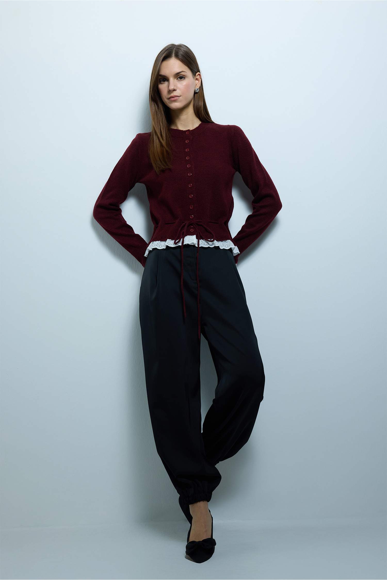 جاكيت تريكو سليم فيت قصة ضيقة