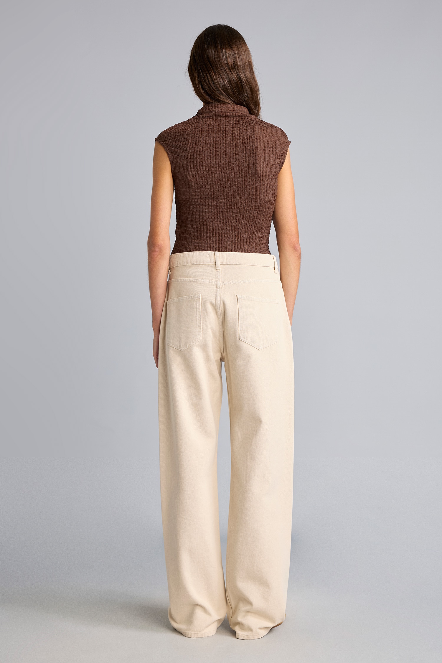 DeFacto Straight Fit Düz Paça Gabardin Pantolon görsel 5