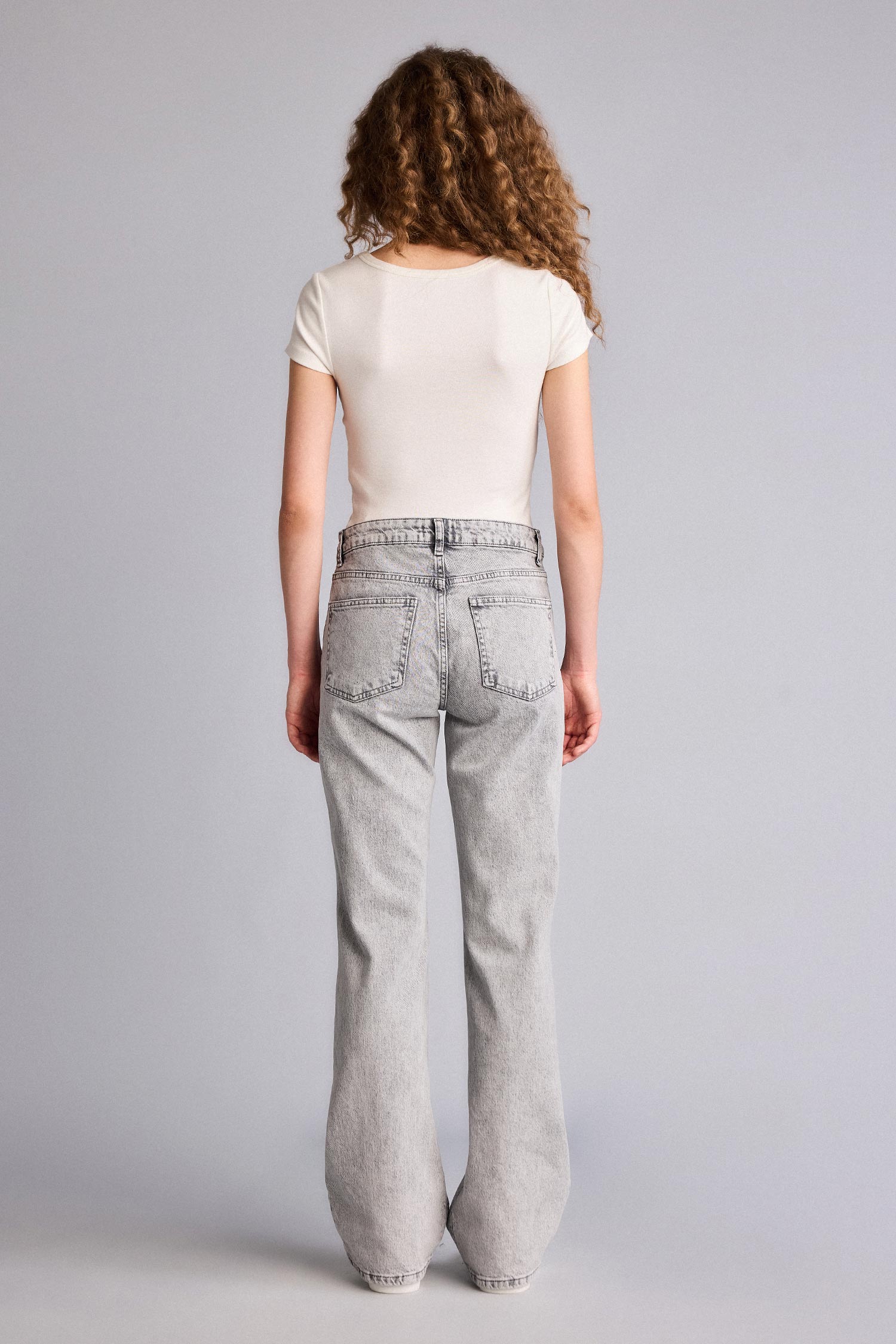 DeFacto Bootcut Düşük Bel Uzun Jean Yıkamalı Pantolon görsel 5