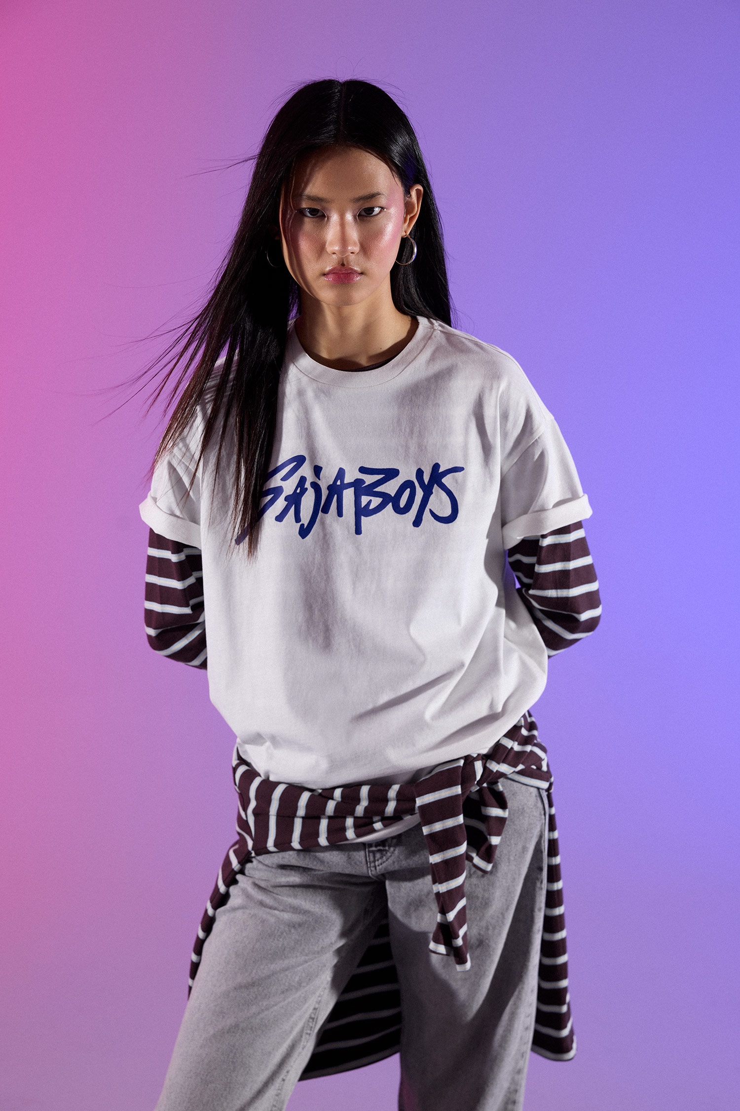 DeFacto %100 Pamuk Kpop - Demon Hunters Oversıze Tişört
