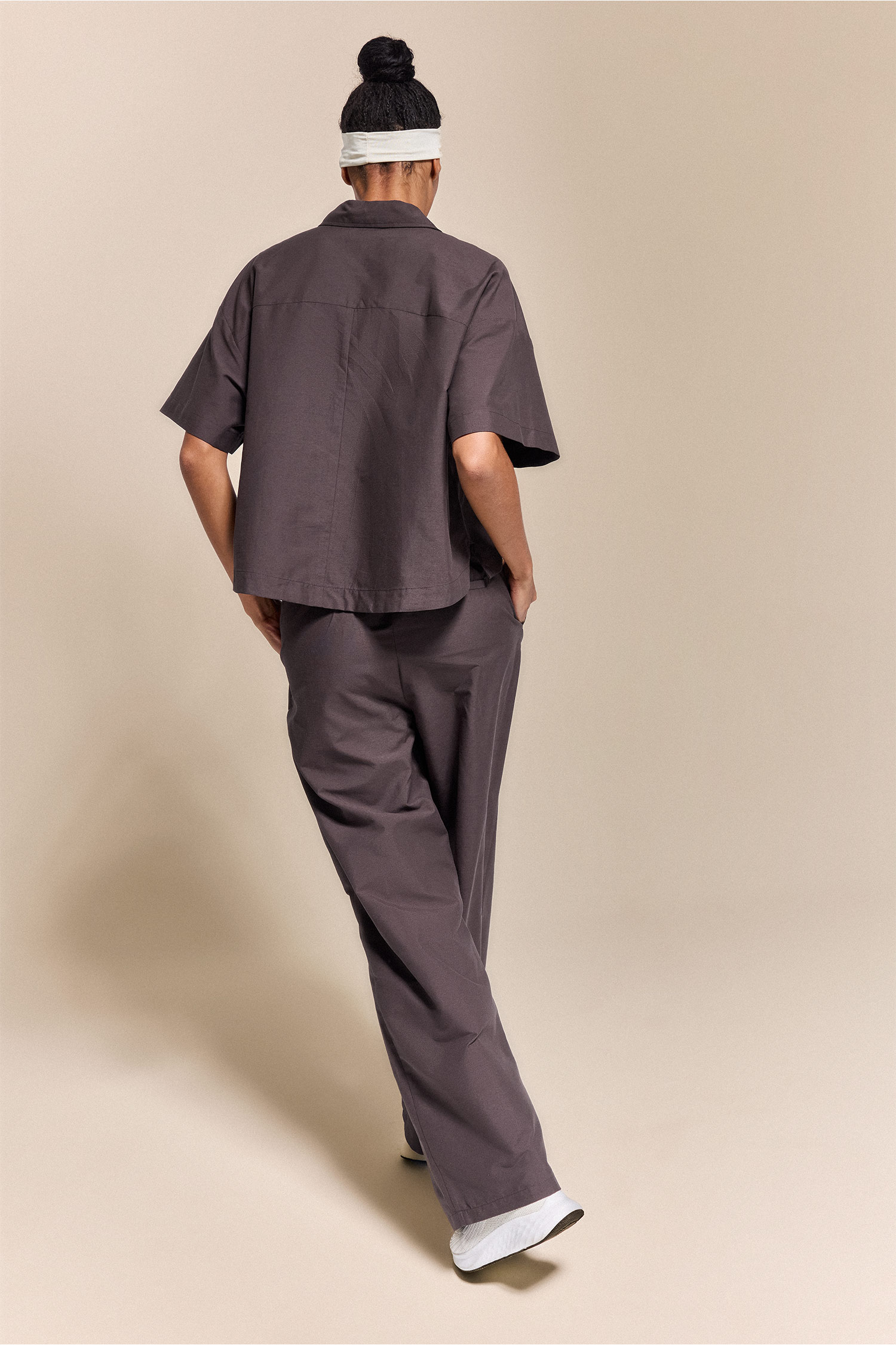 DeFacto Wide Leg Keten Pantolon görsel 4