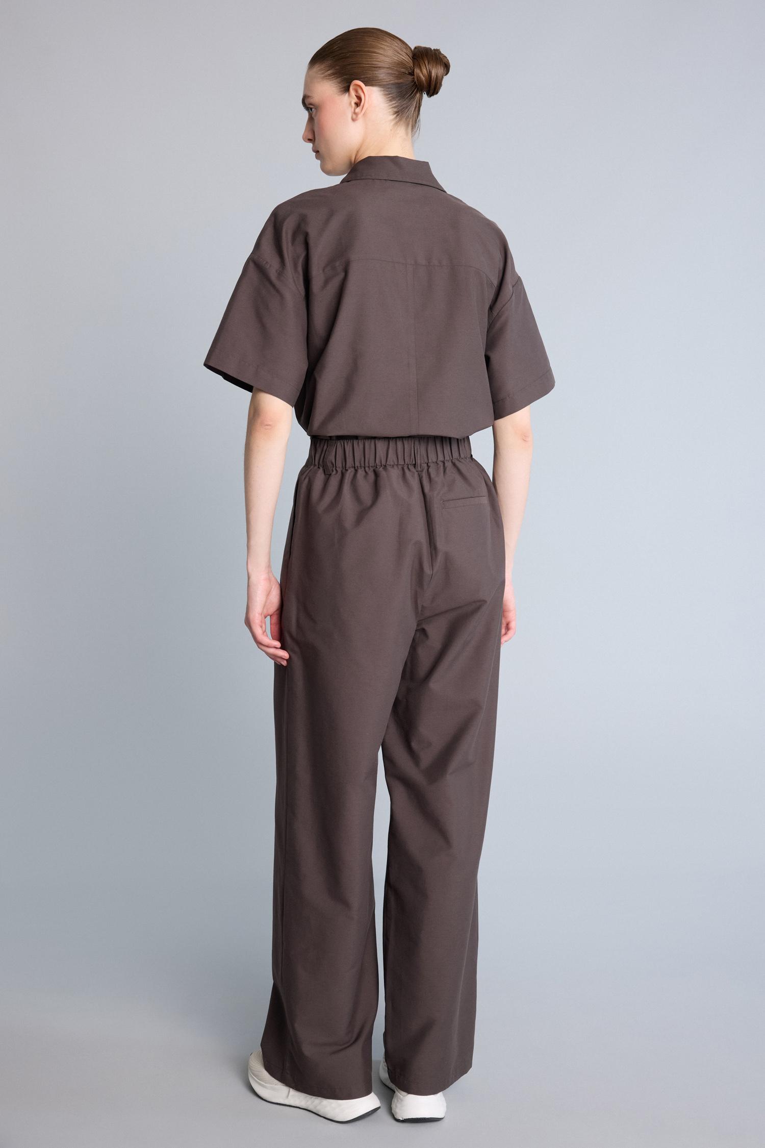 DeFacto Wide Leg Keten Pantolon görsel 7