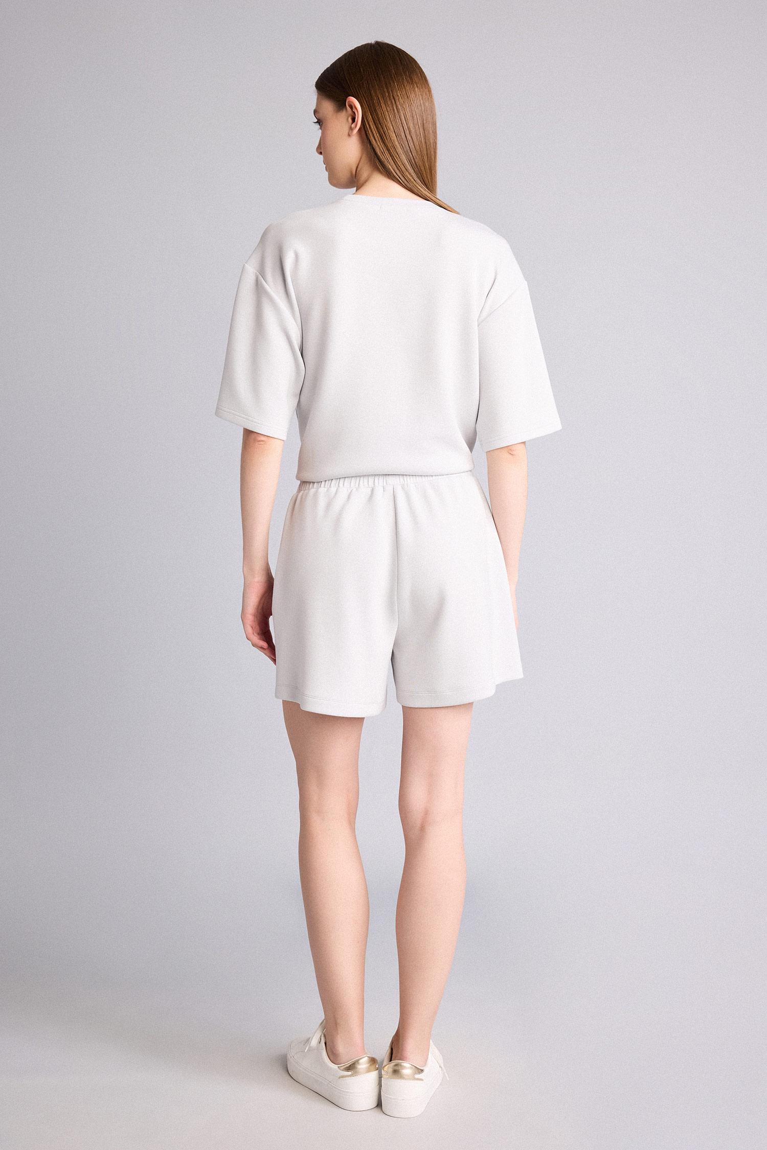 DeFacto Ultra Yumuşak Relaxed Fit Bermuda Şort görsel 7