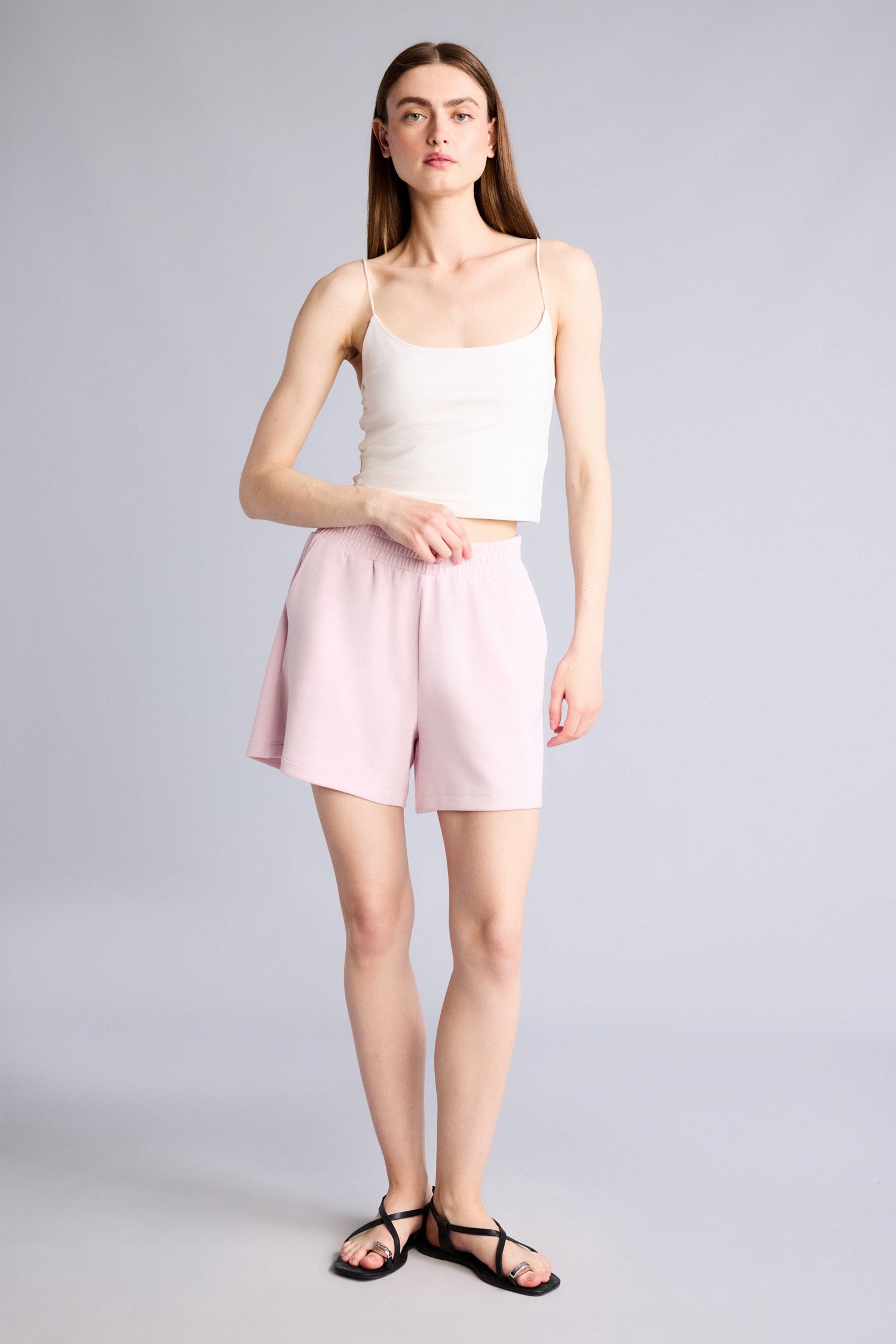 DeFacto Ultra Yumuşak Relaxed Fit Bermuda Şort görsel 2