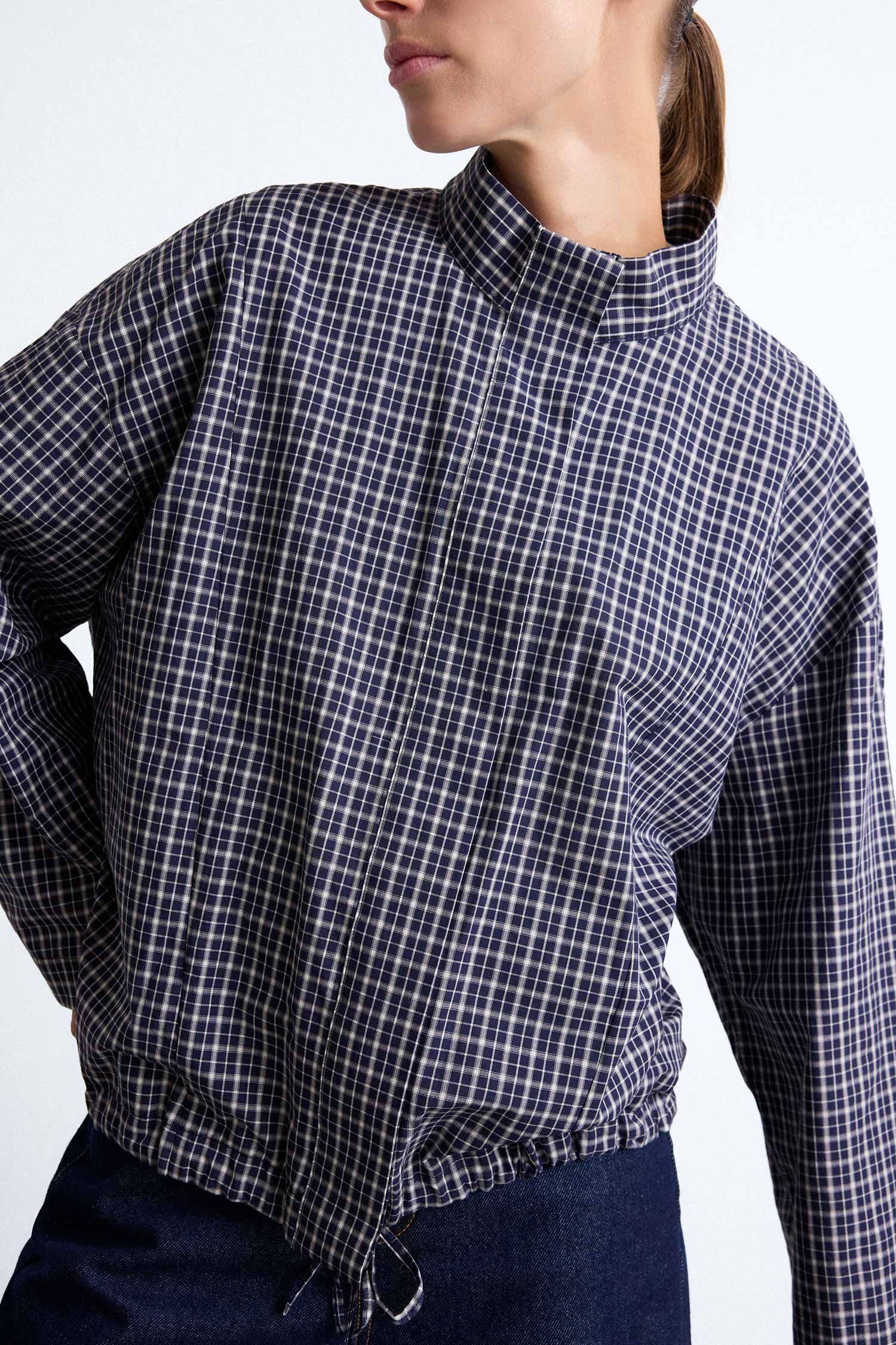 DeFacto %100 Pamuk Regular Fit Uzun Kollu Poplin Tunik görsel 4