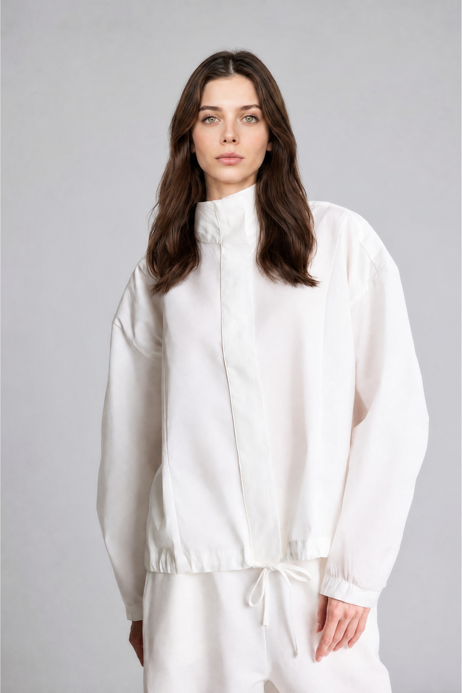 DeFacto %100 Pamuk Regular Fit Uzun Kollu Poplin Tunik görsel 3