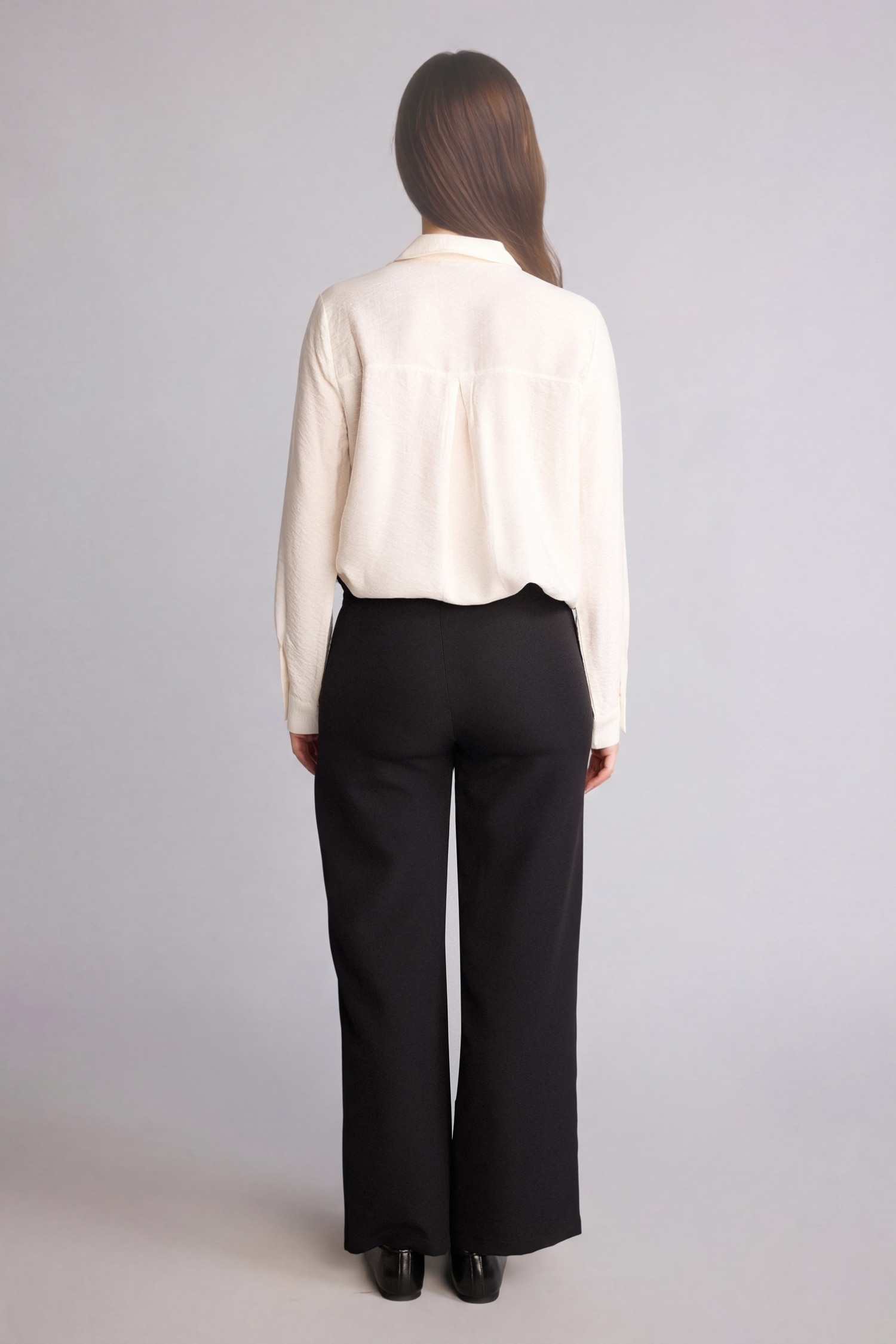 DeFacto Regular Fit Geniş Paça Pantolon görsel 5