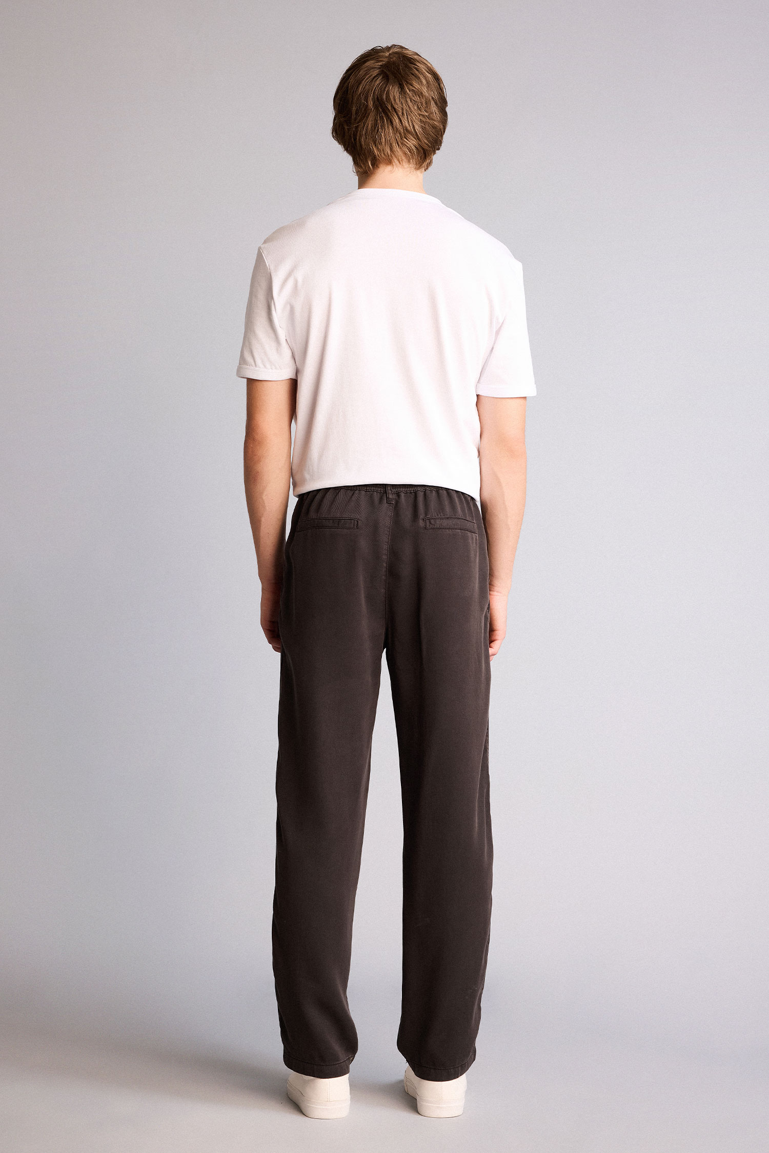 DeFacto Ultra Yumuşak RELAX FIT Premium Beli Lastikli Pantolon görsel 5