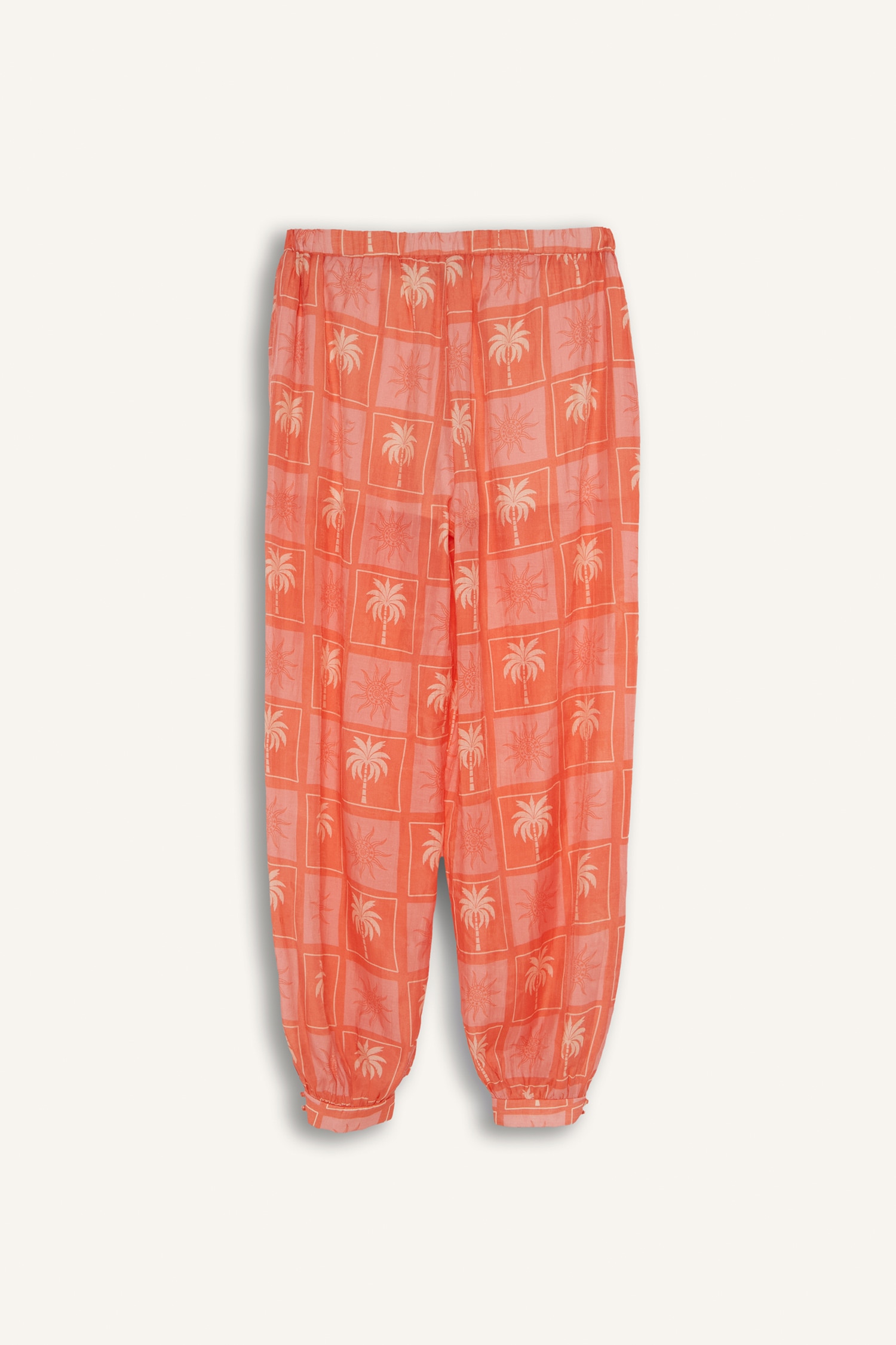 DeFacto Jaquette x DeFacto Palmiye Desenli Plaj Pantolonu görsel 8