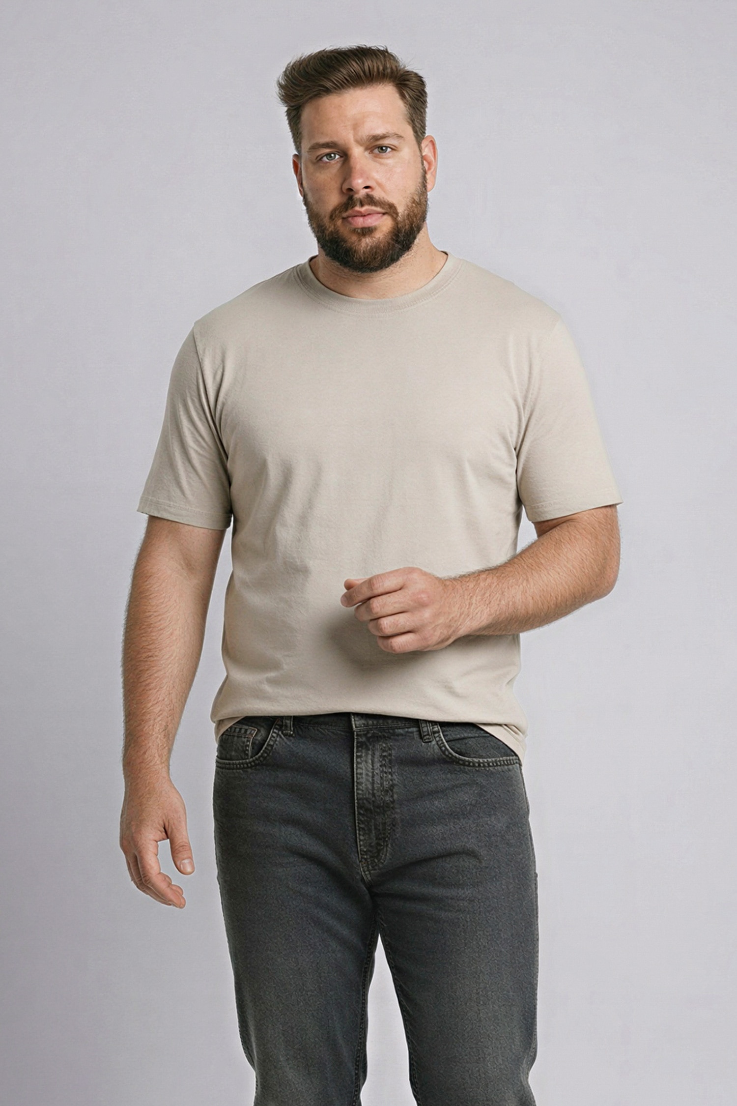 DeFacto %100 Pamuk Büyük Beden Boxy Fıt T-shirt