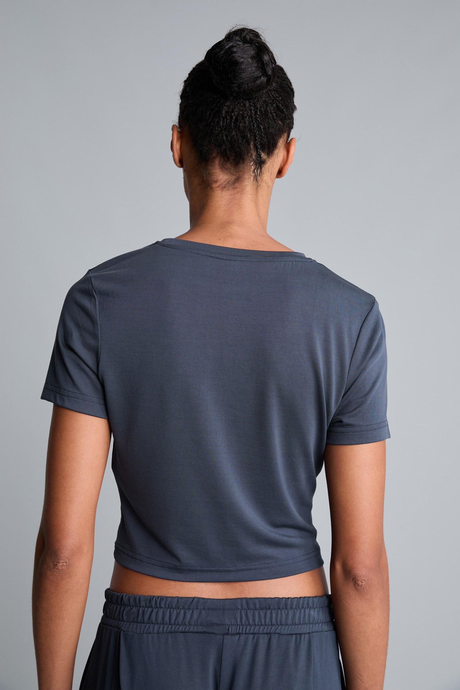 DeFacto Ultra Yumuşak Cropped Lisanslı Sporcu Modal Crop Tişört görsel 6