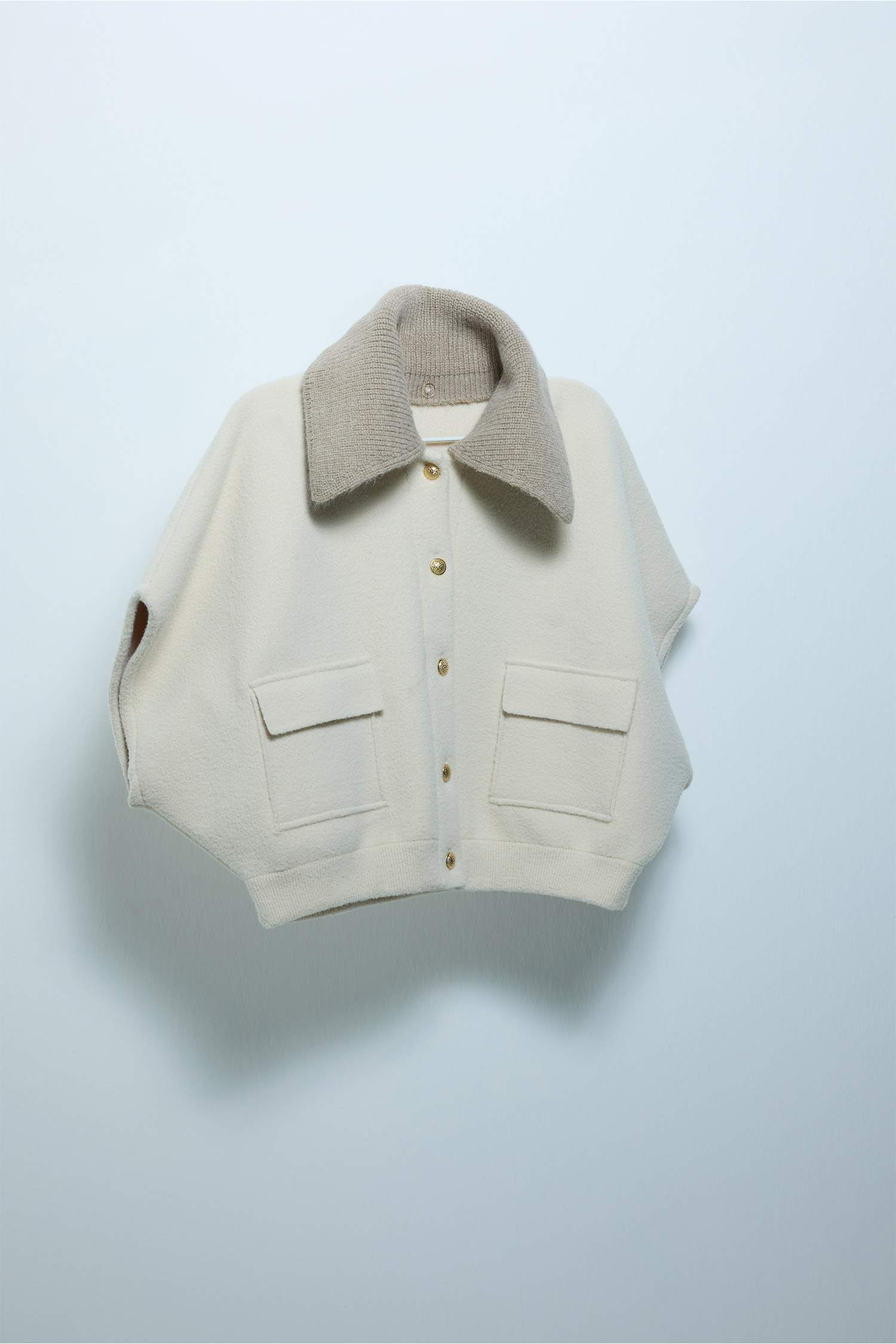 جاكيت صوف اوفر سايز