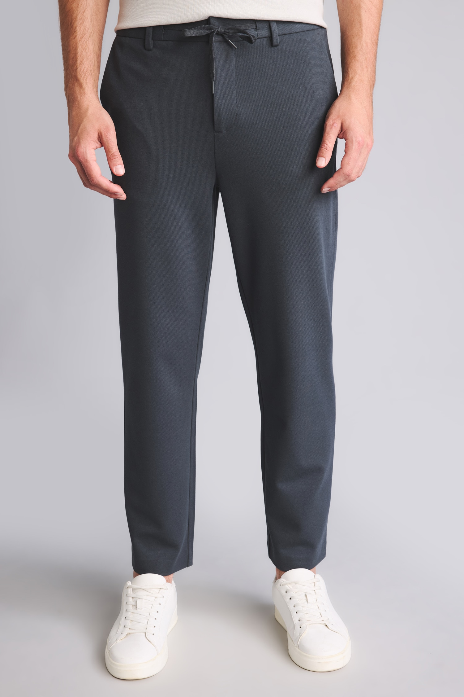 DeFacto Regular Fit Beli Lastikli Düz Paça Pantolon görsel 3