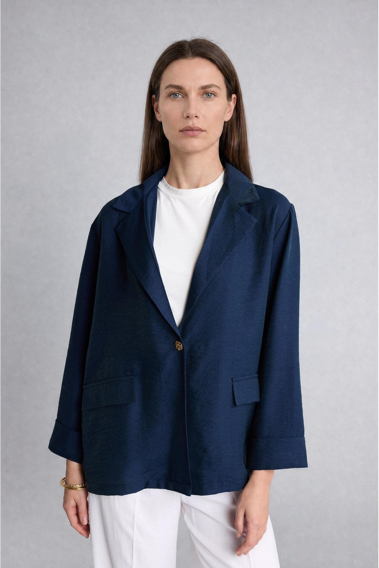 DeFacto Regular Fıt Blazer Ceket görsel 4