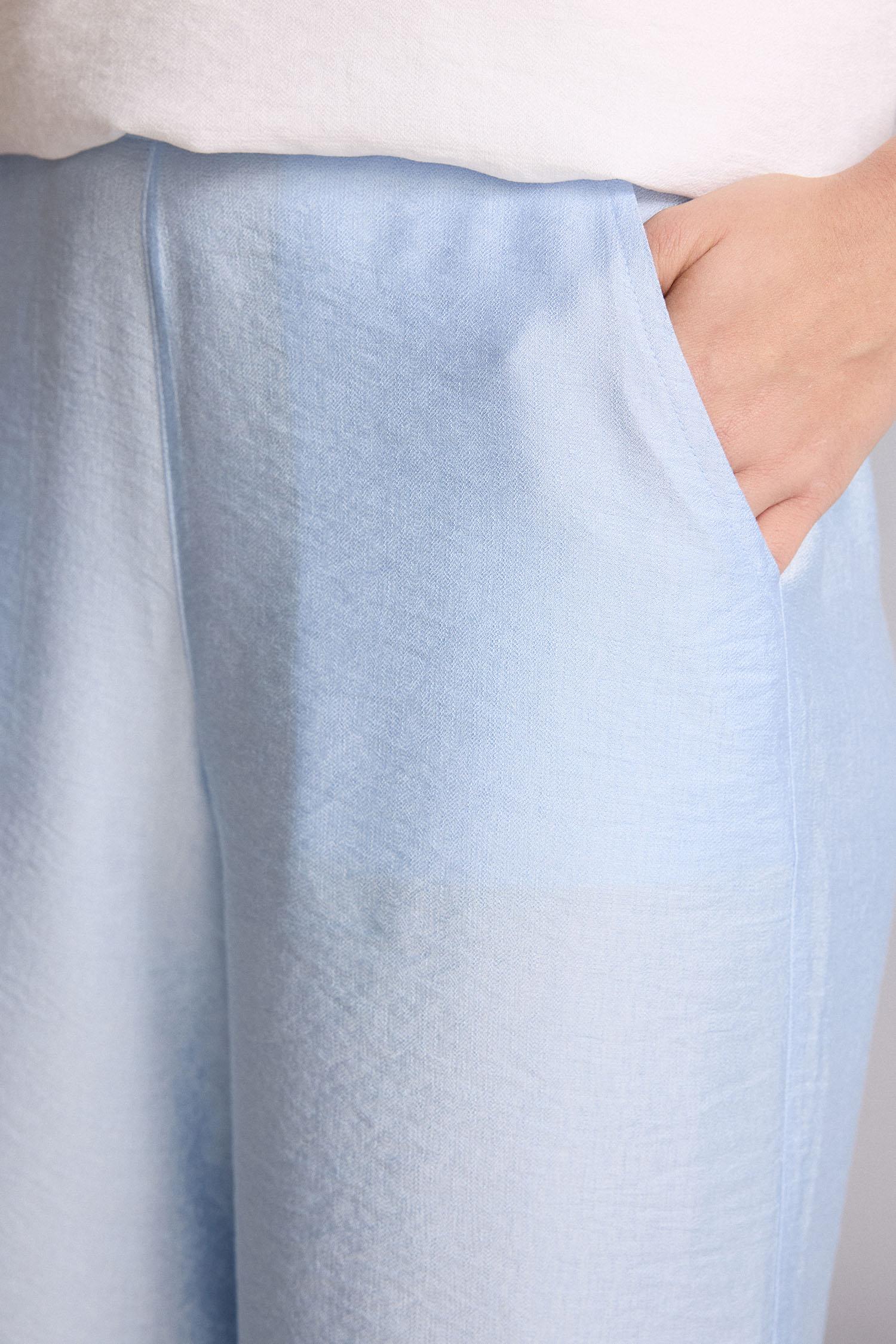 DeFacto Regular Fit Geniş Paça Pantolon görsel 3