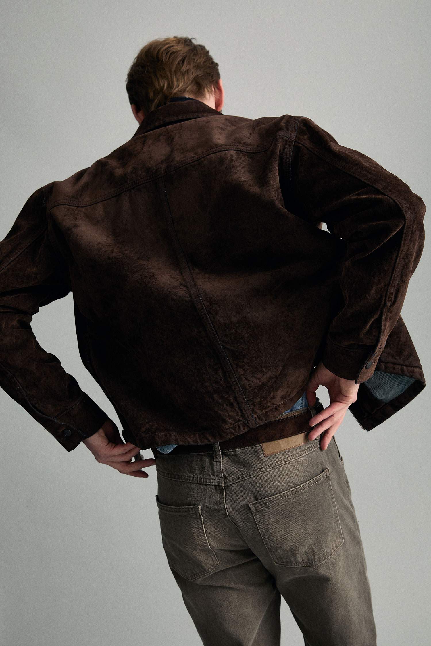 Brown Man Regular Fit Cotton Jacket 3416616 | DeFacto