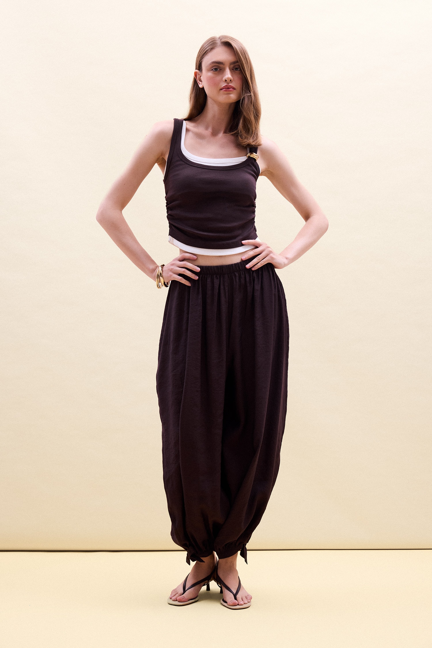 DeFacto %100 Pamuk Slim Fit Atlet görsel 2