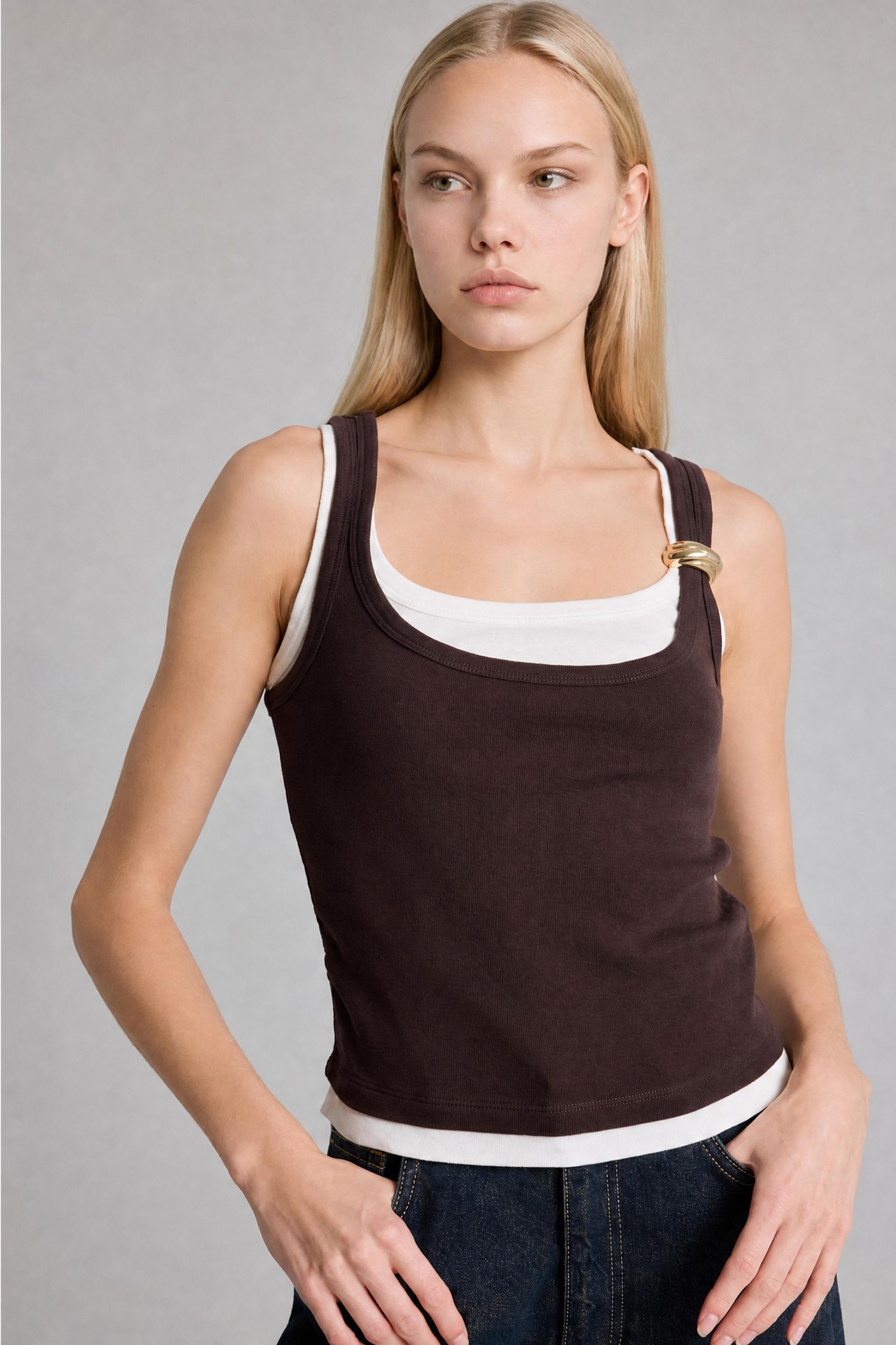 DeFacto %100 Pamuk Slim Fit Atlet görsel 5
