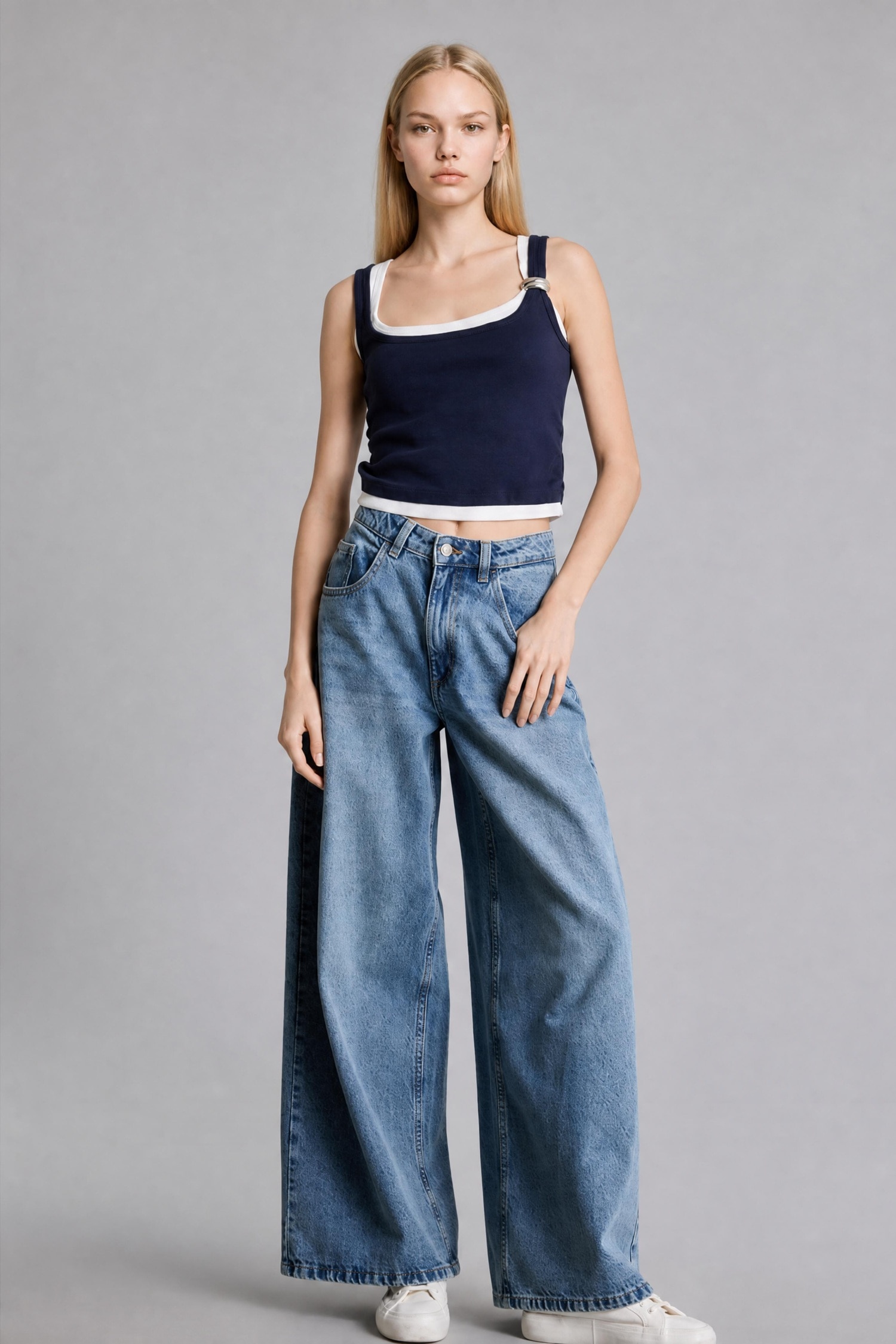 DeFacto %100 Pamuk Slim Fit Atlet görsel 2
