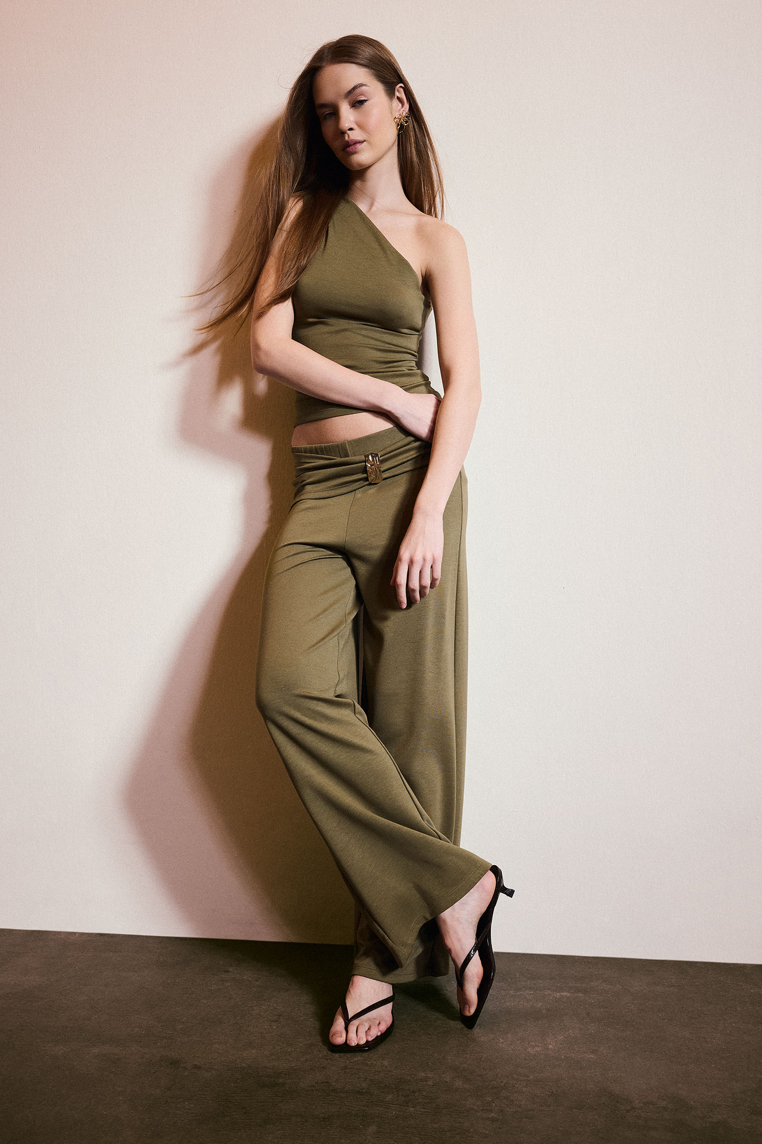 Wıde Leg Basic Pantolon