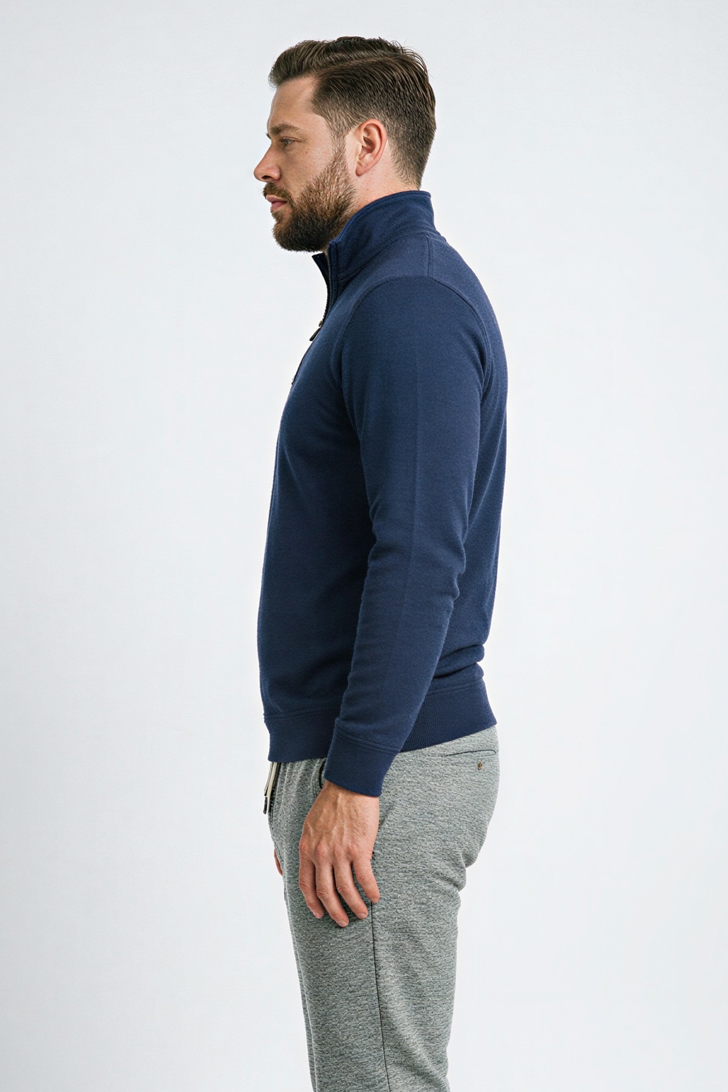 DeFacto Pamuklu Regular Fıt Büyük Beden Sweatshirt görsel 4