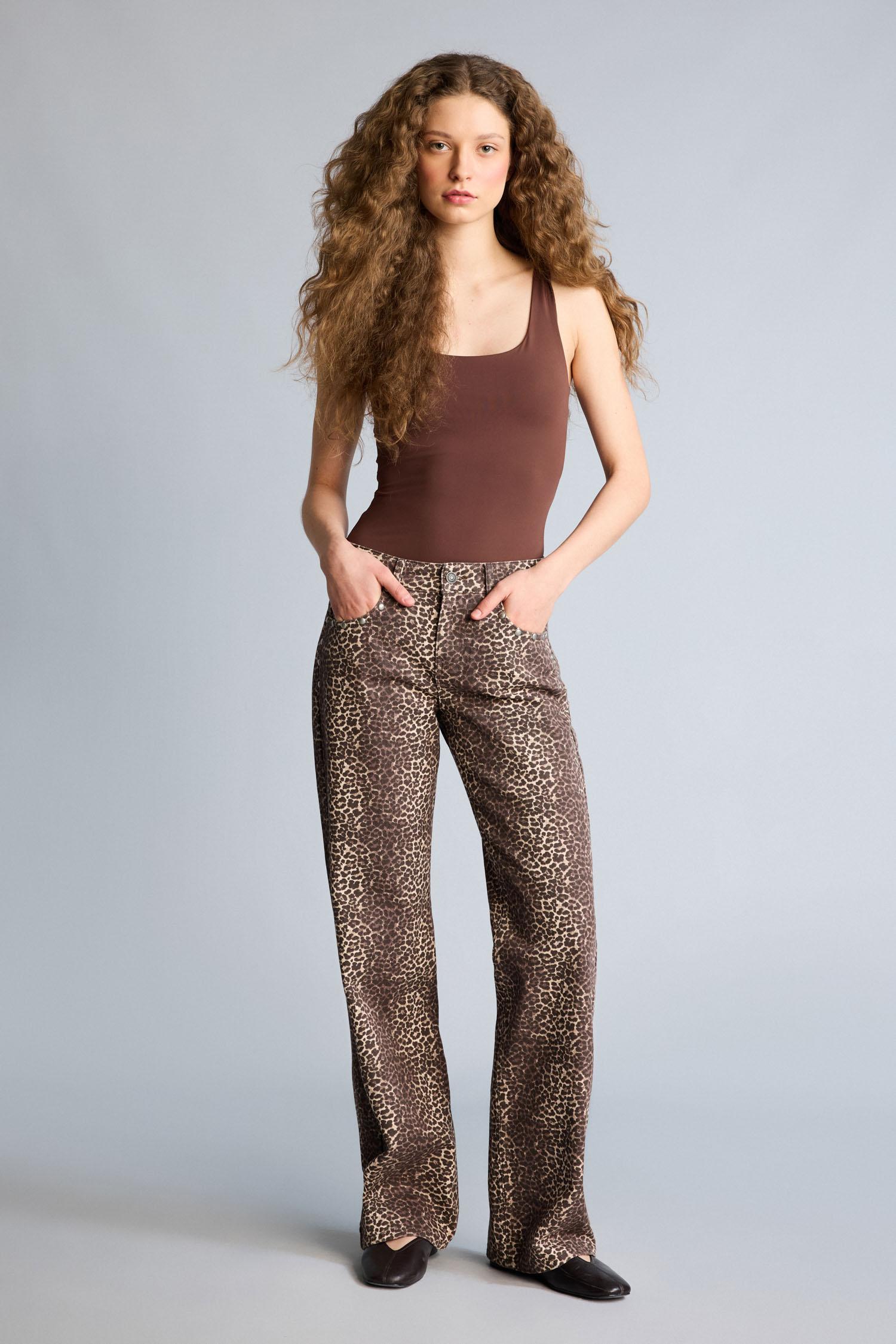 DeFacto Wıde Leg Normal Bel Gabardin Pantolon