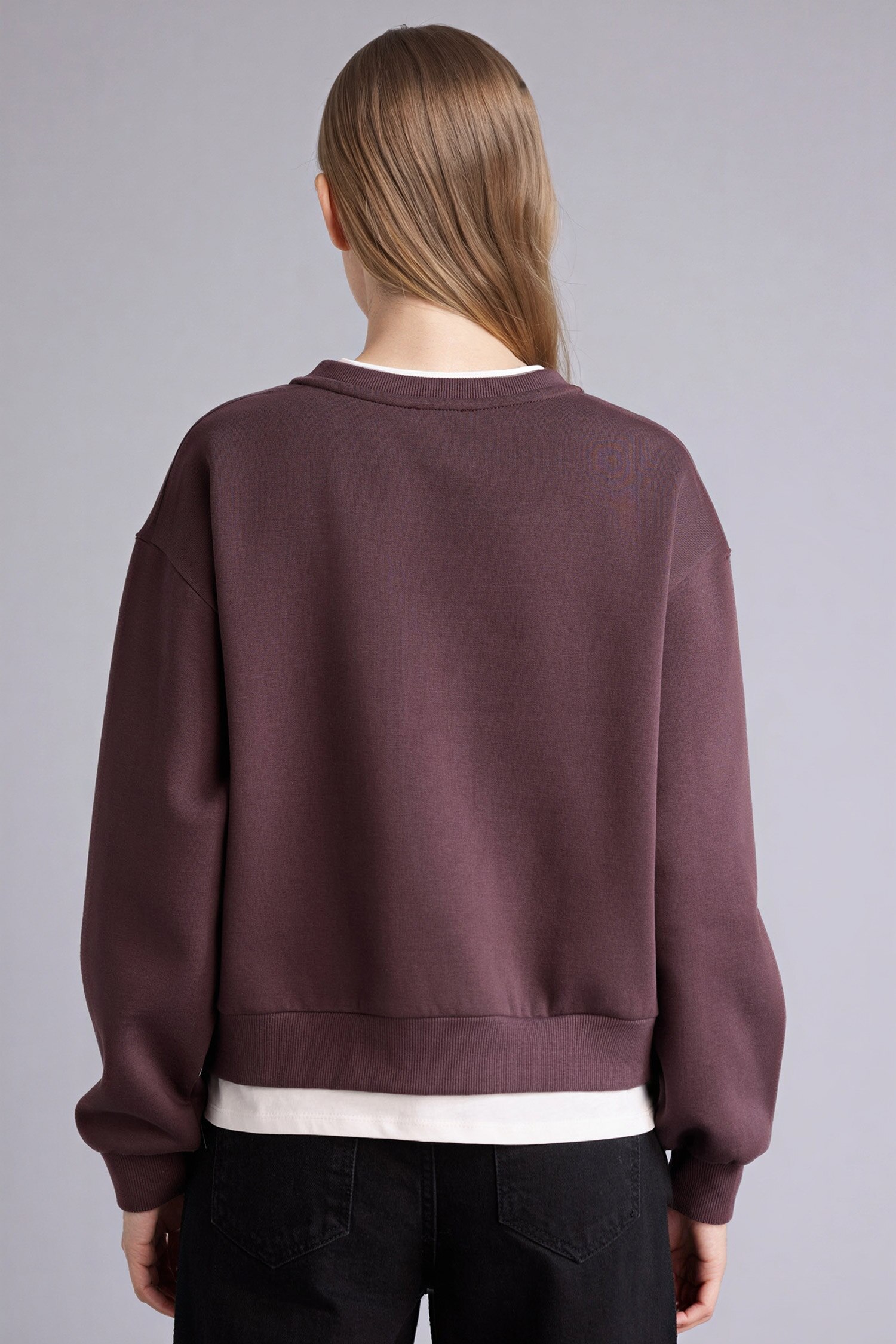 DeFacto Relax Fıt Baskılı Sweatshirt görsel 5