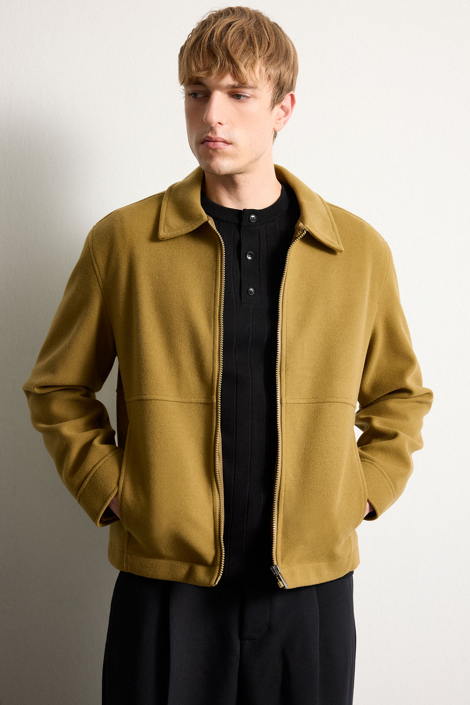DeFacto Regular Fit Polo Yaka Kaşe Mont