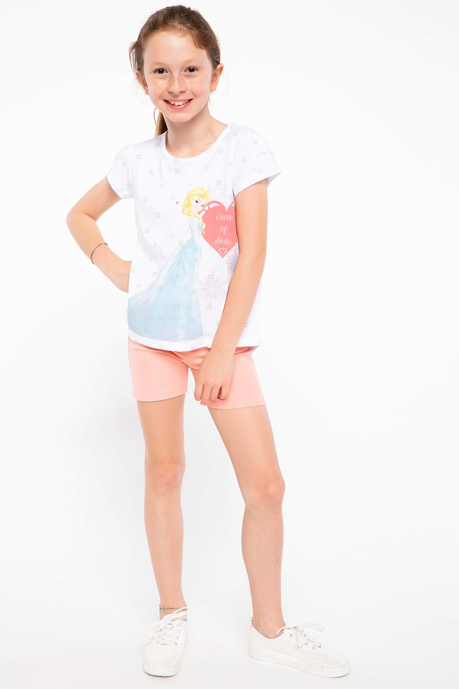 Defacto Frozen Lisanslı Kız Çocuk Body. 2