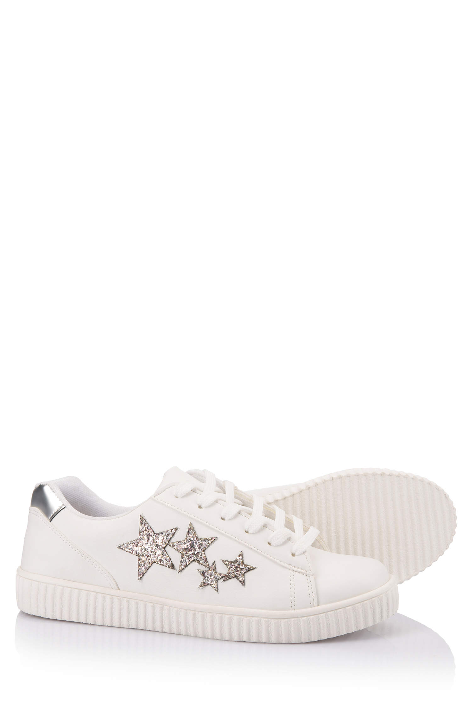Defacto Yıldız Desenli Fashion Sneakers Ayakkabı. 4