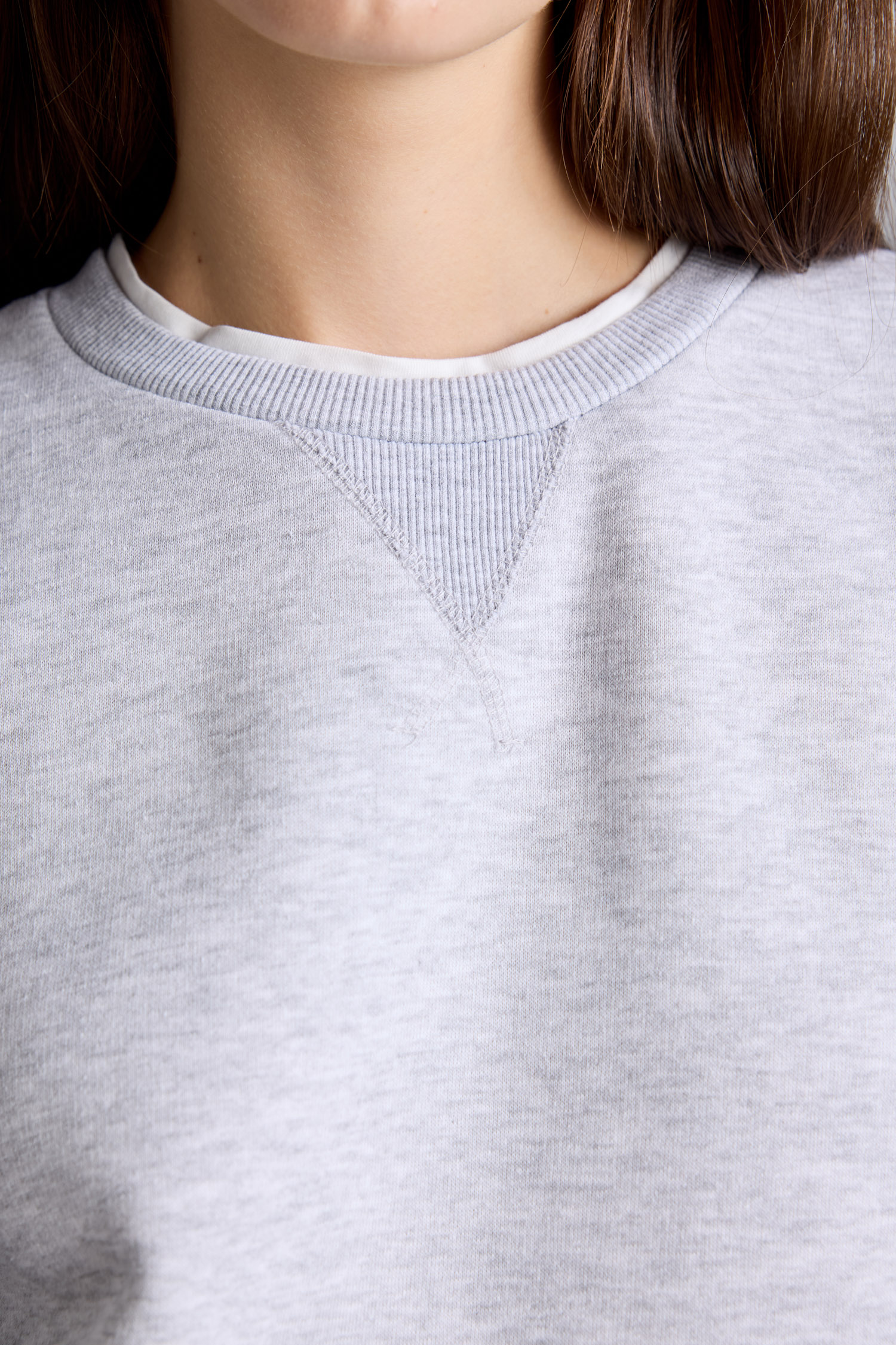 DeFacto Relax Fıt Basıc Sweatshirt görsel 4