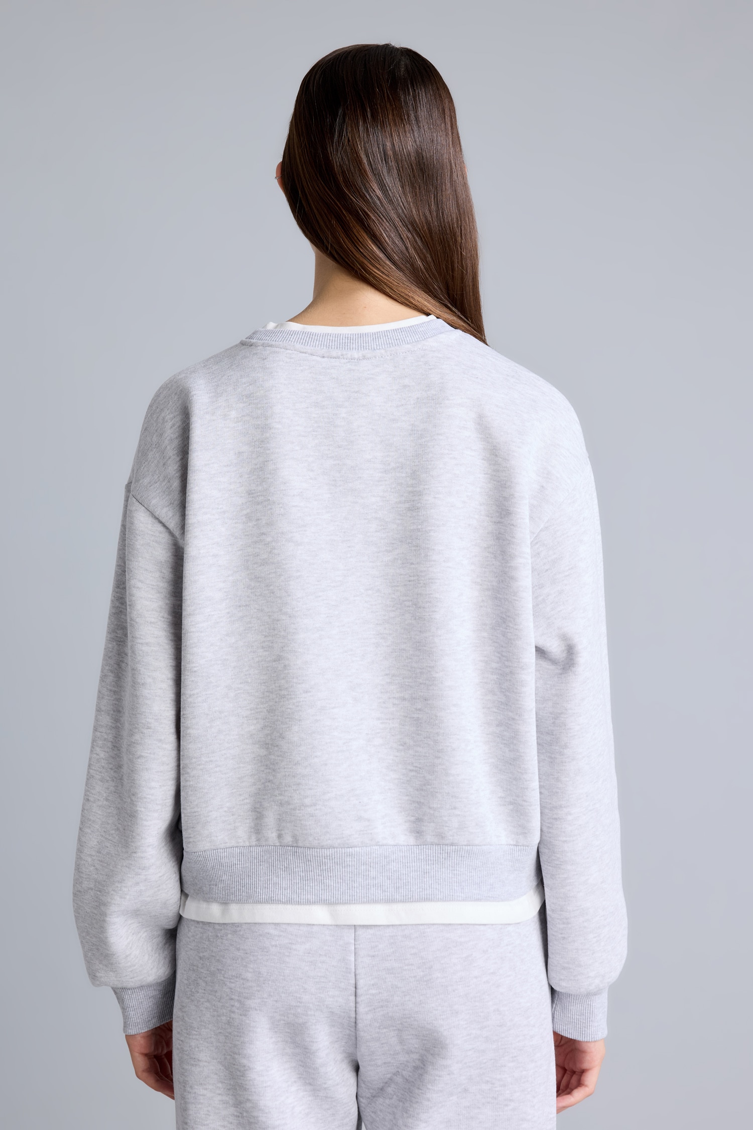 DeFacto Relax Fıt Basıc Sweatshirt görsel 5
