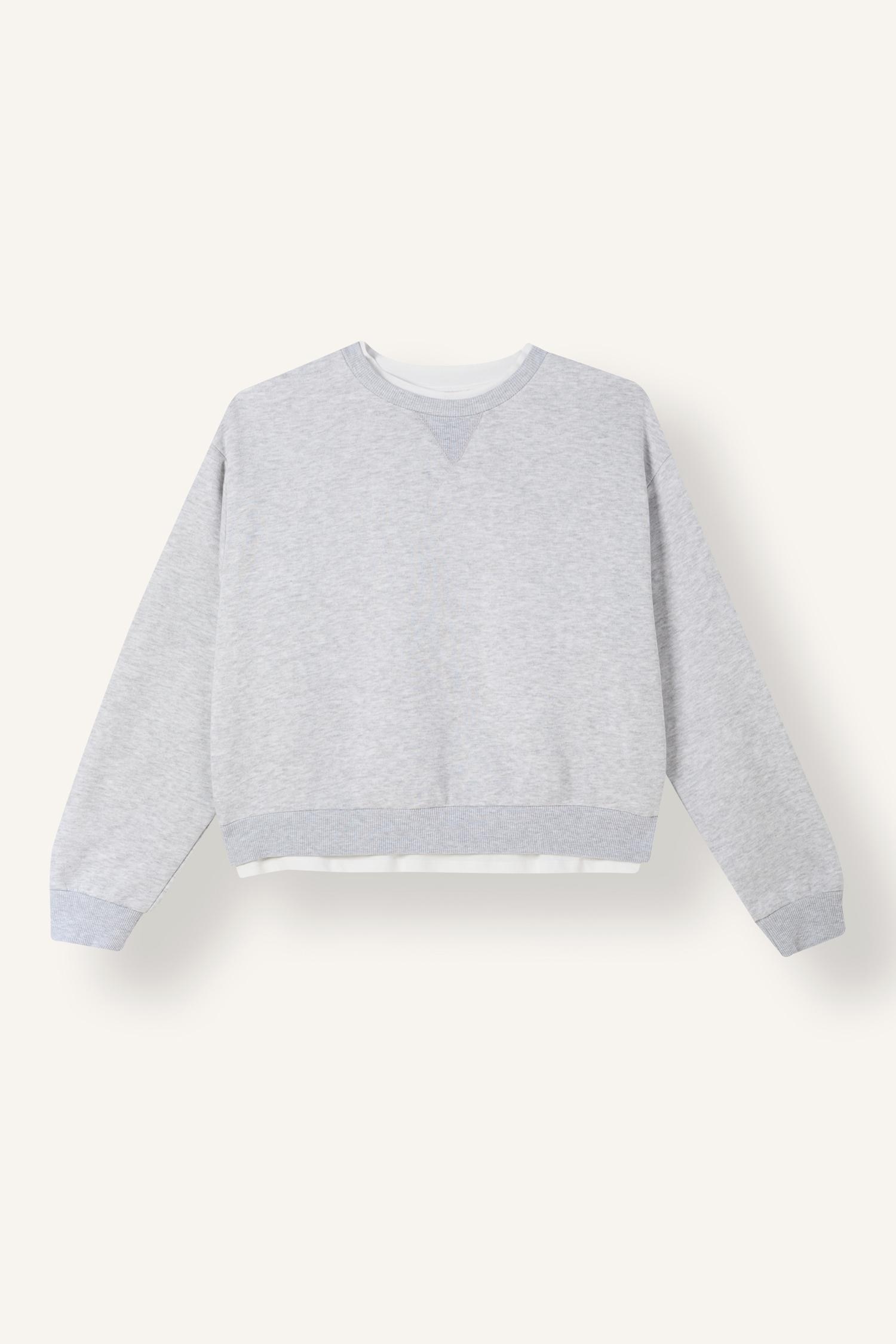 DeFacto Relax Fıt Basıc Sweatshirt görsel 6