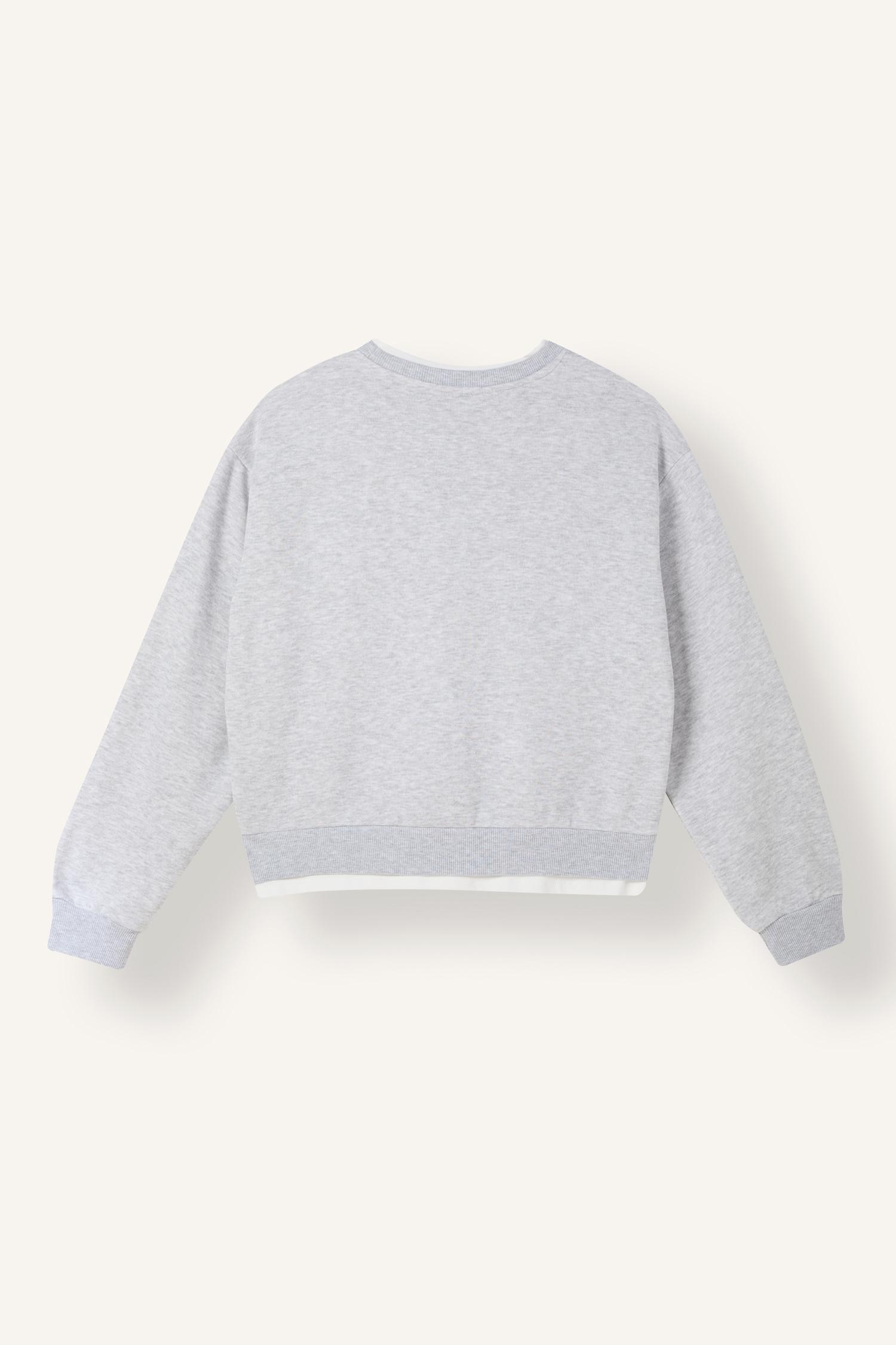 DeFacto Relax Fıt Basıc Sweatshirt görsel 7