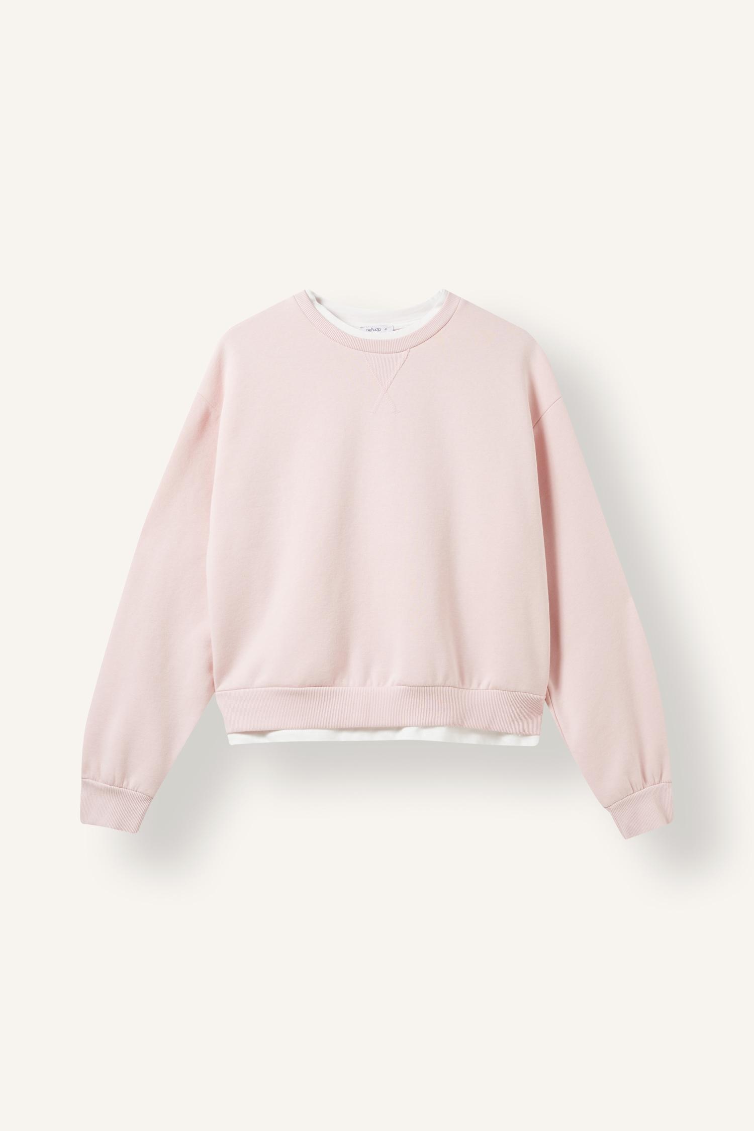 DeFacto Relax Fıt Sweatshirt görsel 6