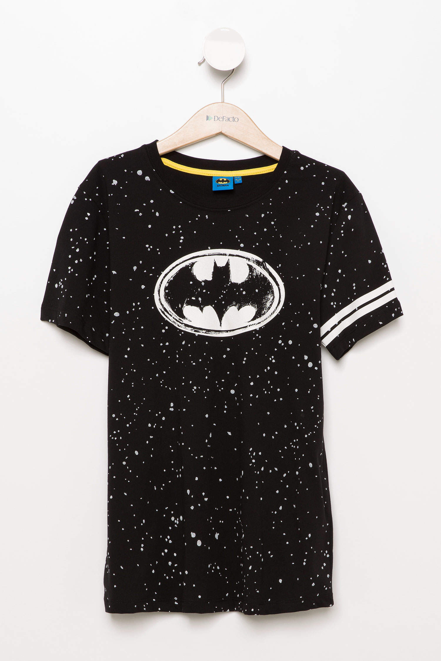 Defacto Batman Lisanslı Genç Erkek T-shirt. 4