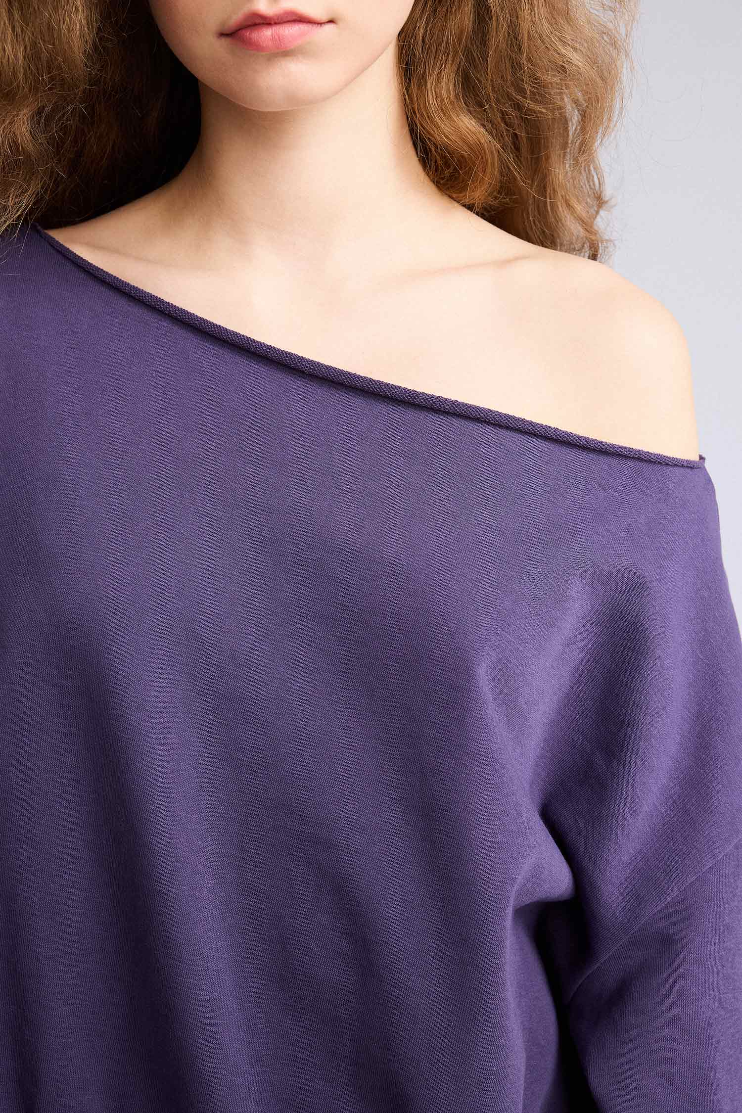 DeFacto Tek Omuzlu Kalın Sweatshirt görsel 4