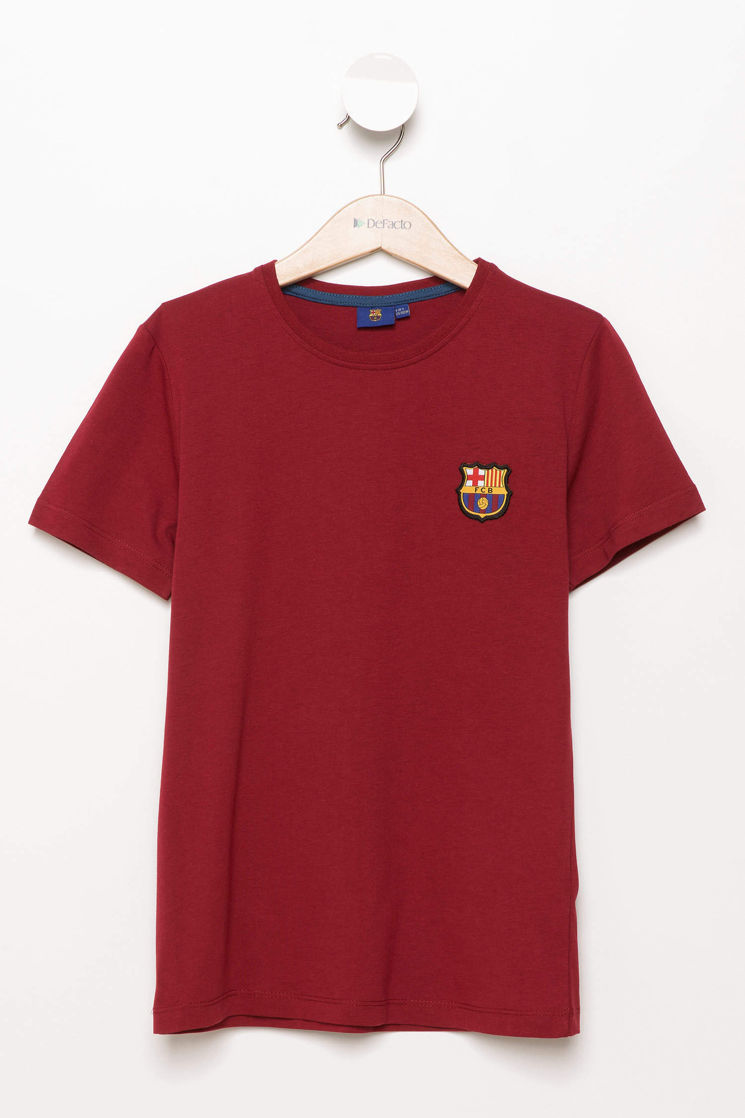 Defacto Barcelona Lisanslı Genç Erkek T-shirt. 1
