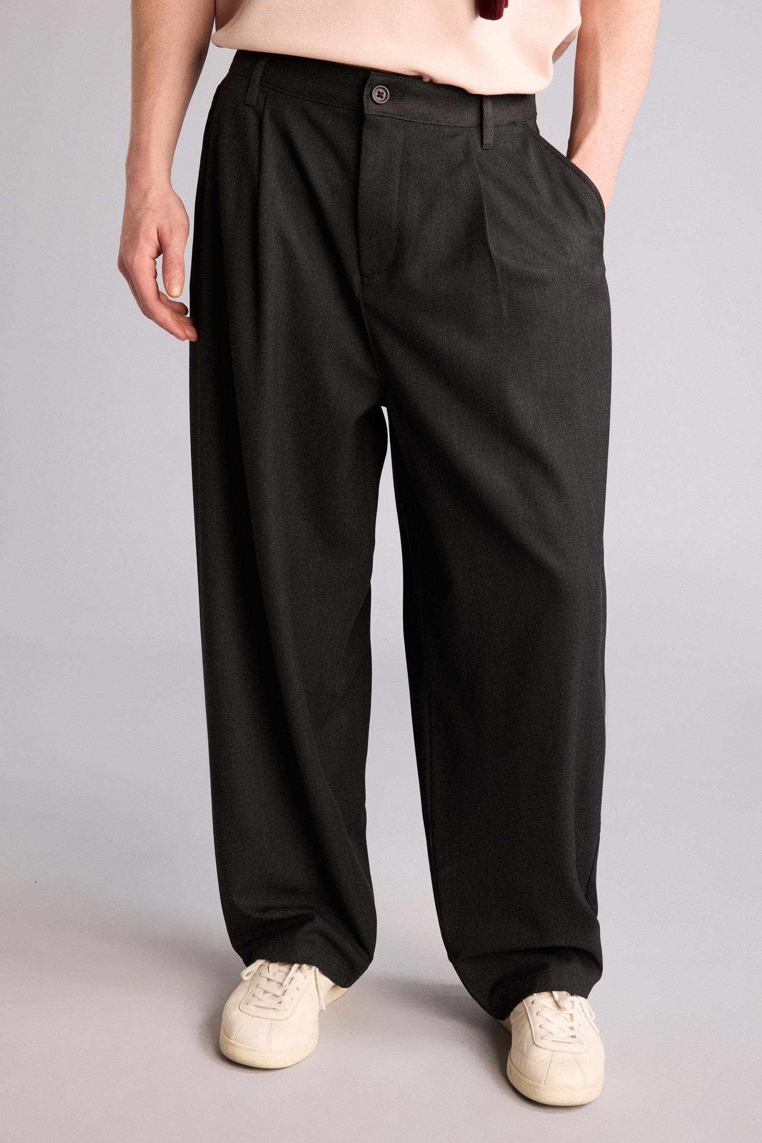 DeFacto Barrel Fıt Geniş Paça Pantolon görsel 4