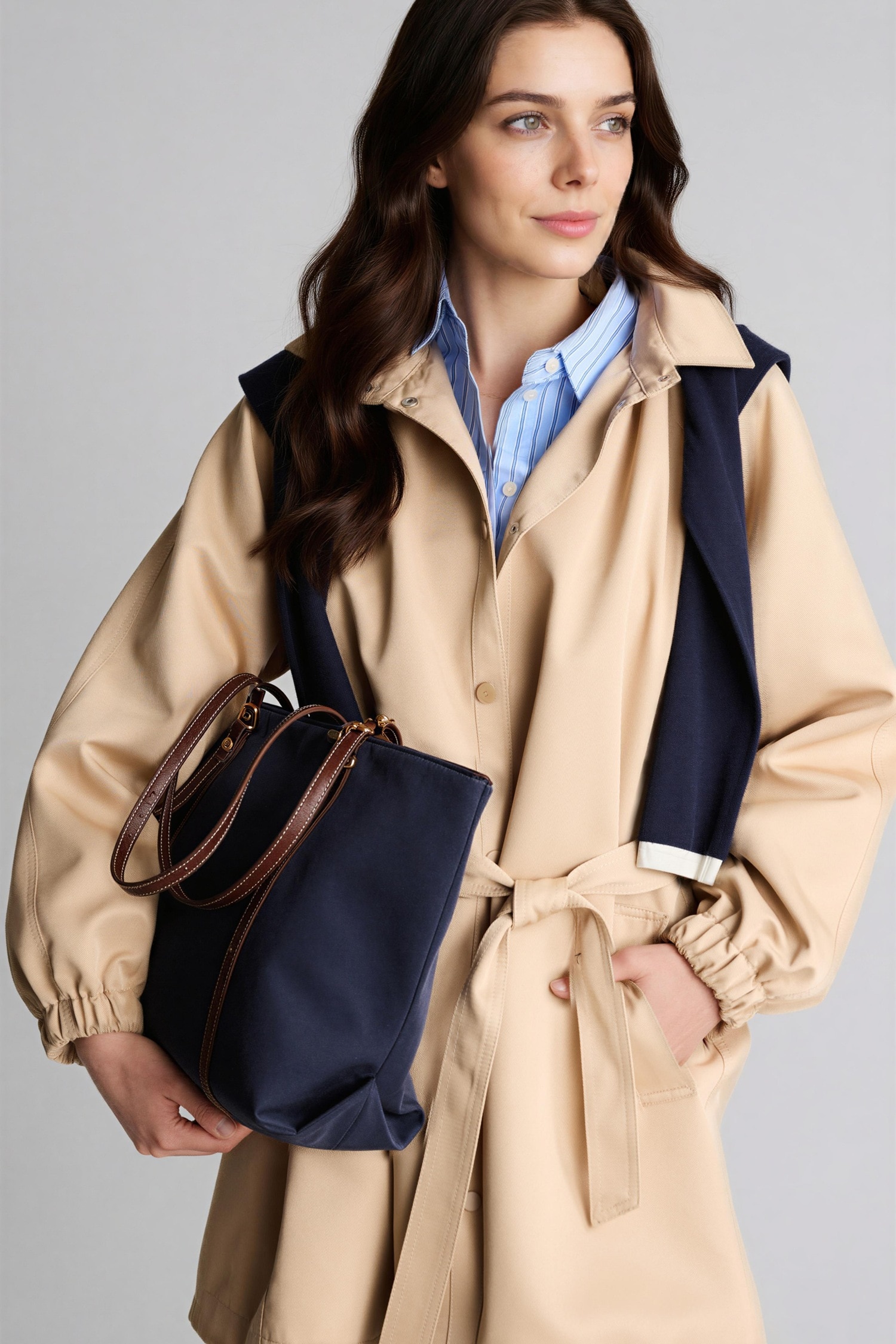 DeFacto Regular Fıt Gabardin Trençkot