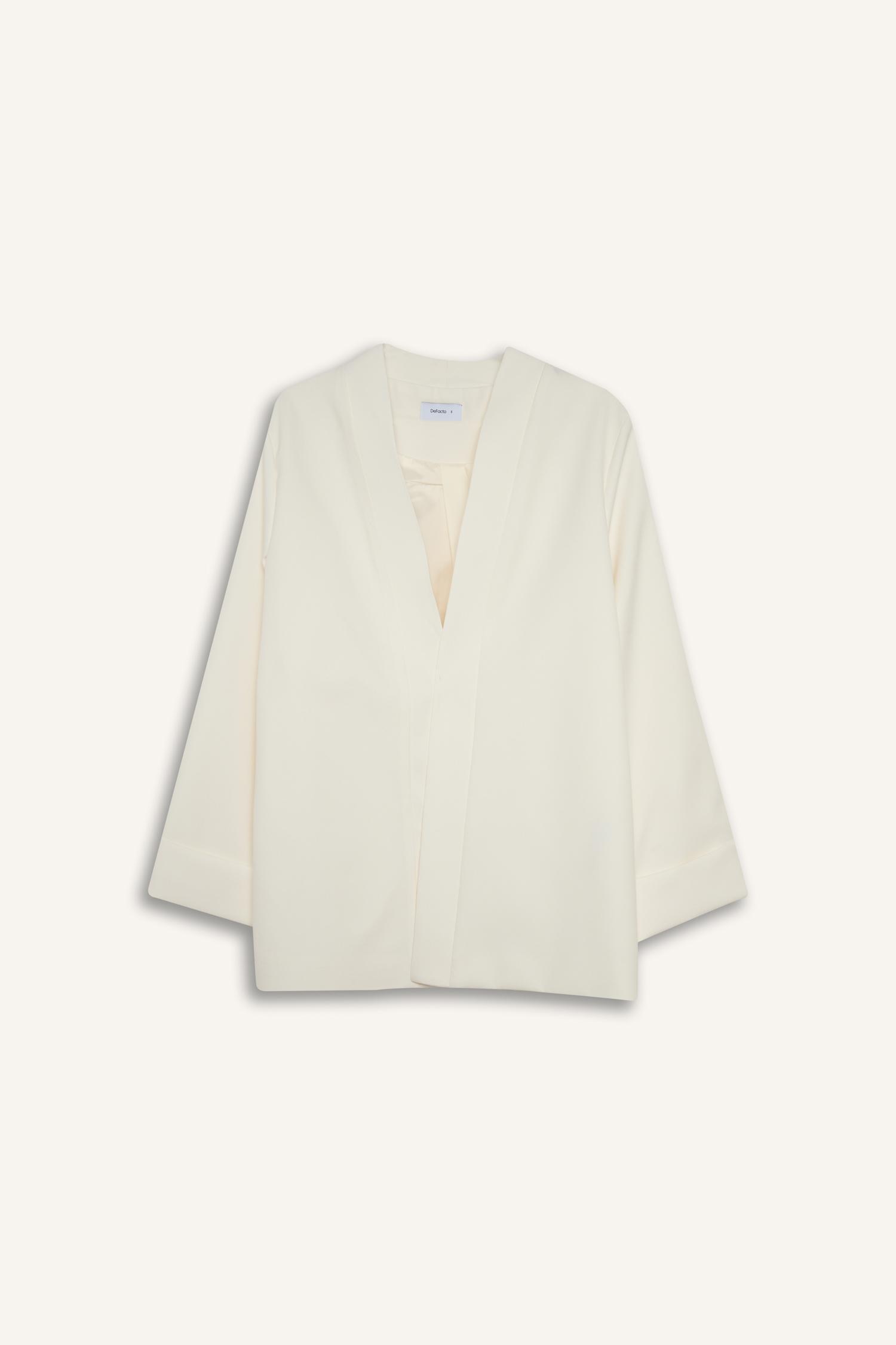 DeFacto Relax Fıt Blazer Ceket görsel 7